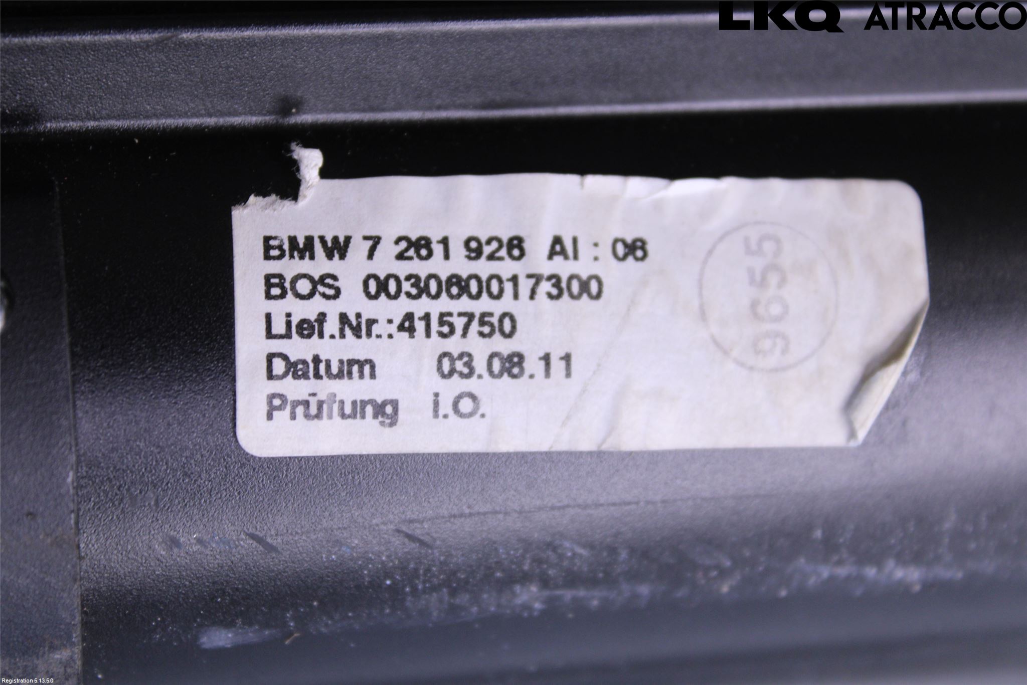BMW 3 E90/91 SED/TOU 05-12 Innr Innsyn Beskytelse Stv
