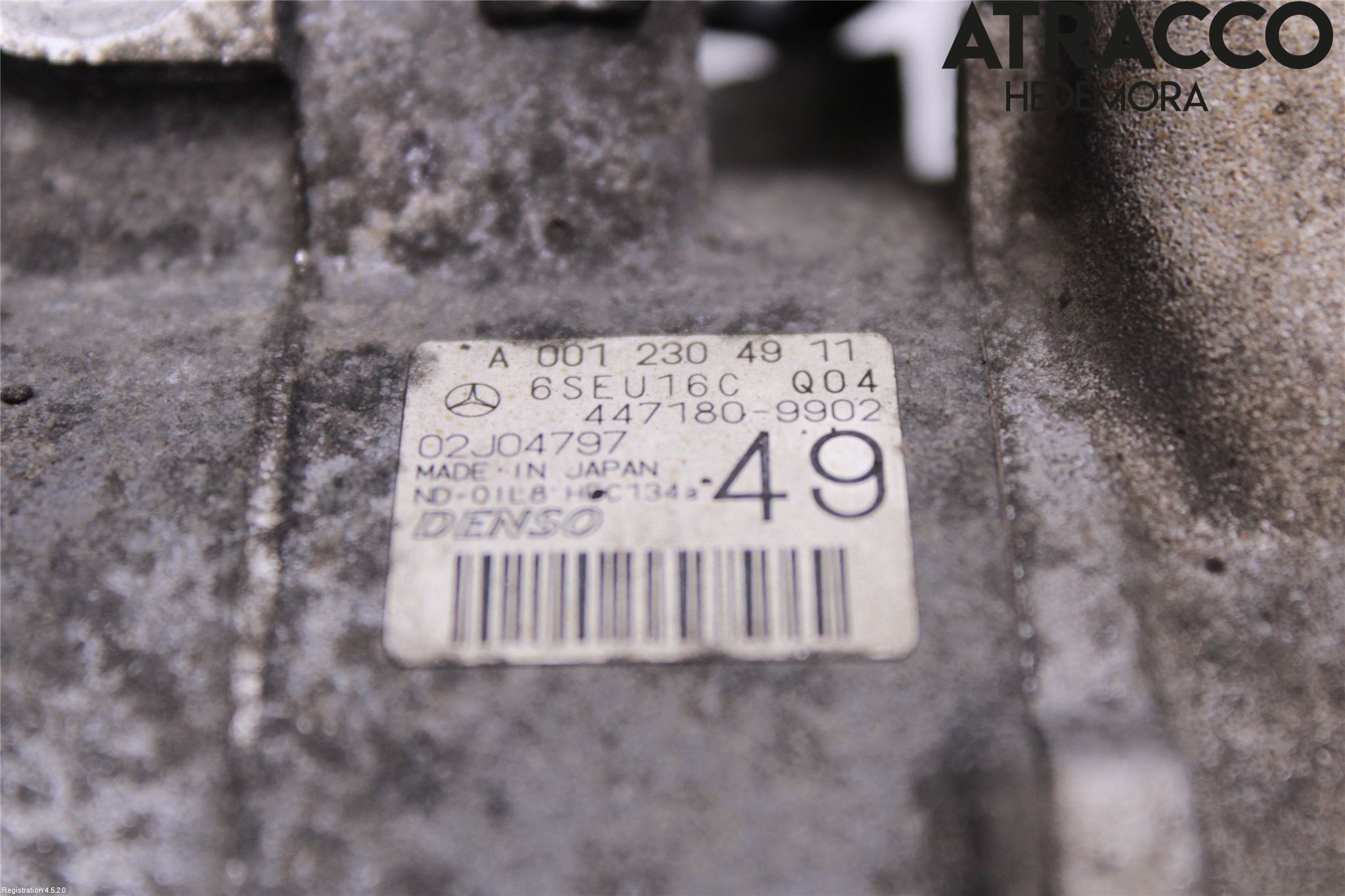 Mercedes-Benz MB C-KLASS (W204) 07-15 Varme Ac Kompressor