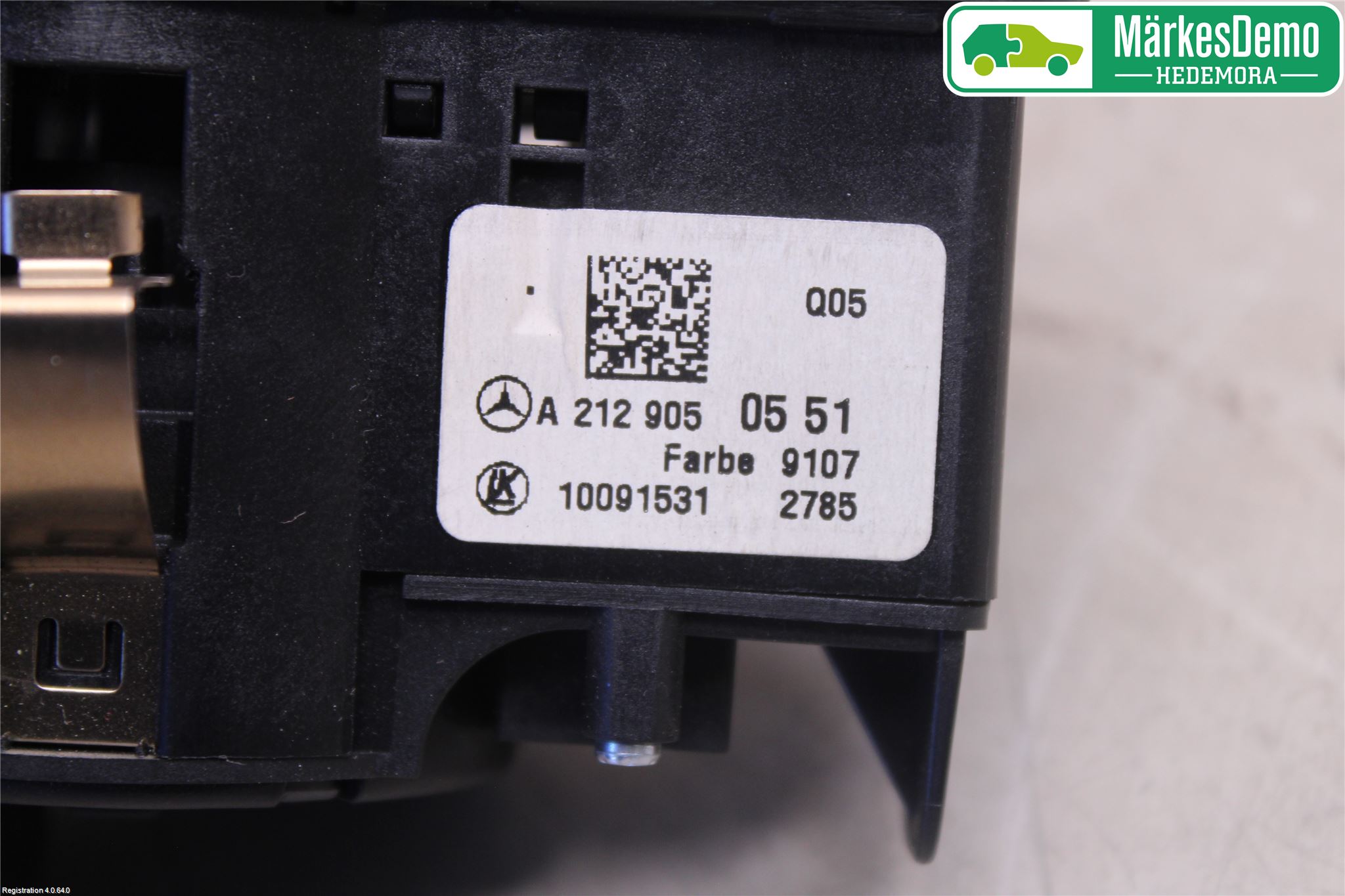 Mercedes-Benz MB E-KLASS (W212) 09-16 Bryter Hovedlys