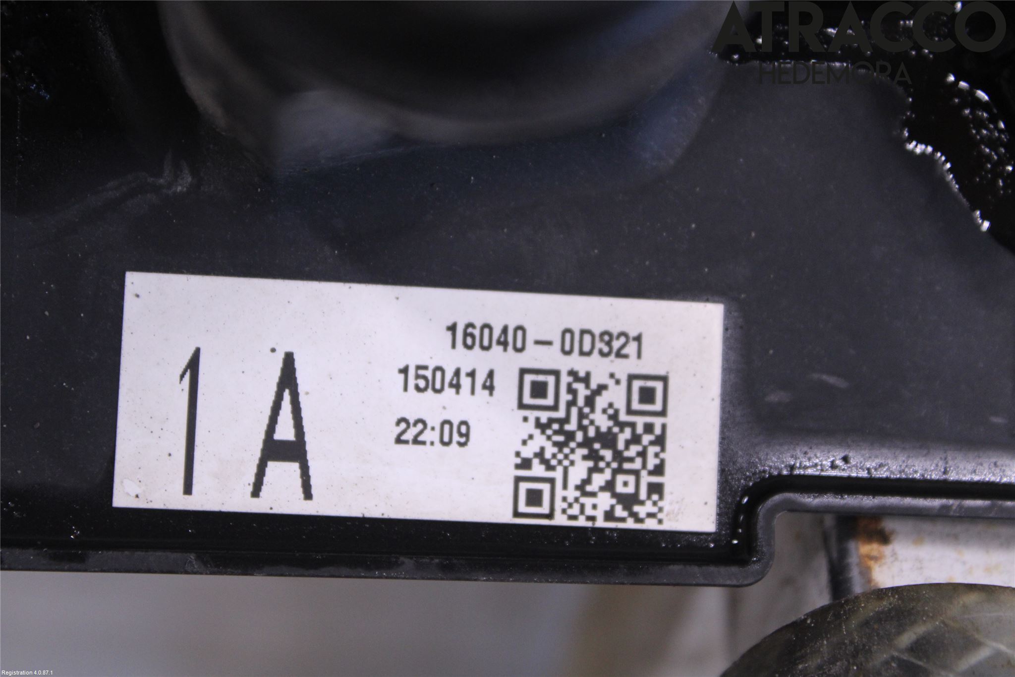 Toyota RAV4 13-18 Radiator Feste - Ramme - Bjelk