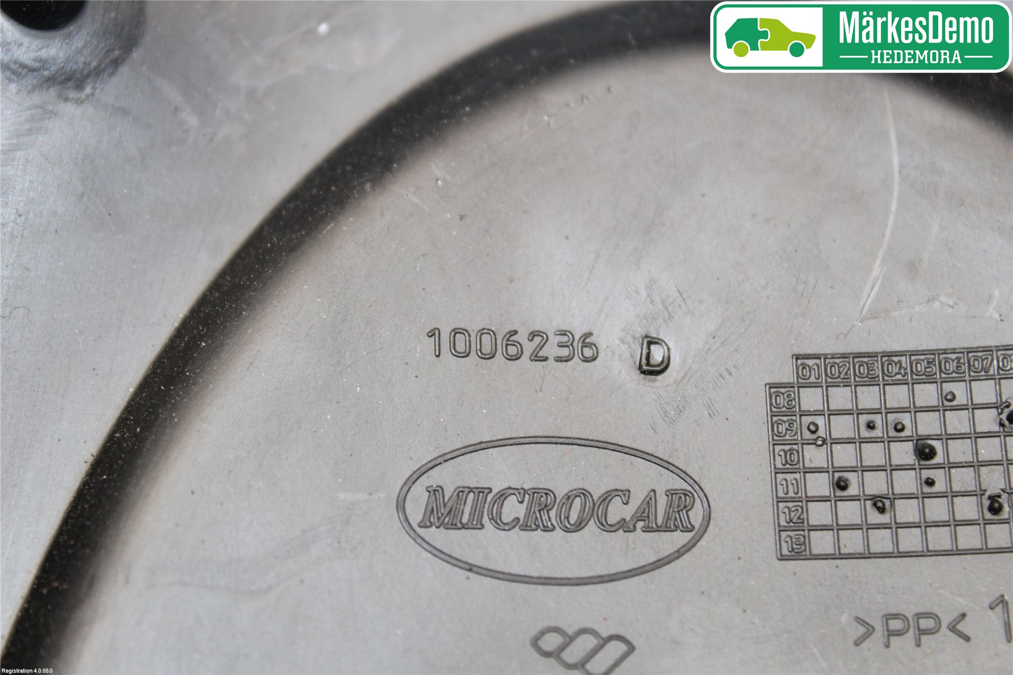 Mopedbil Microcar MICROCAR Rattdeksel - Deksler
