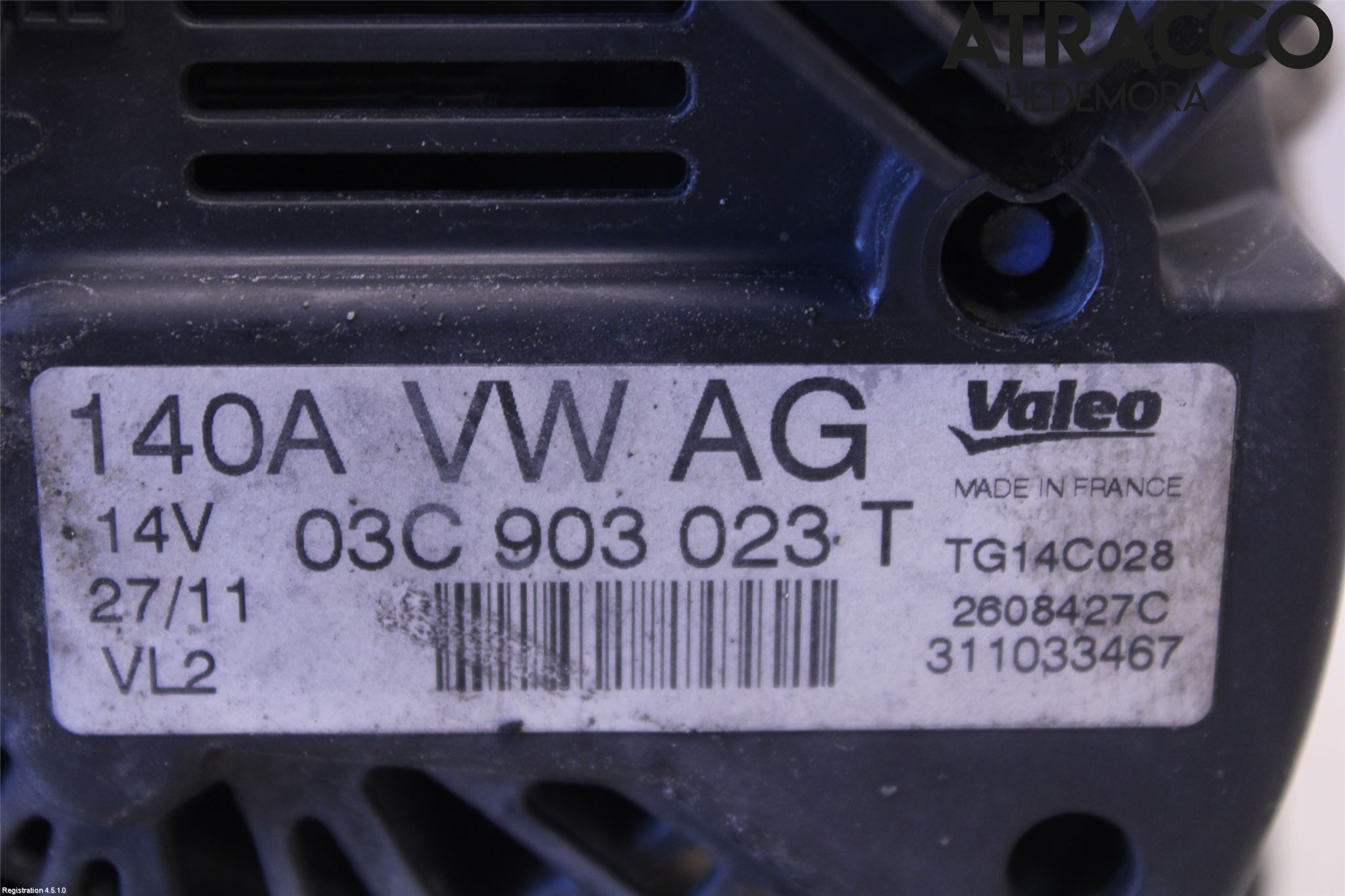 Volkswagen VW PASSAT 11-14 Dynamo