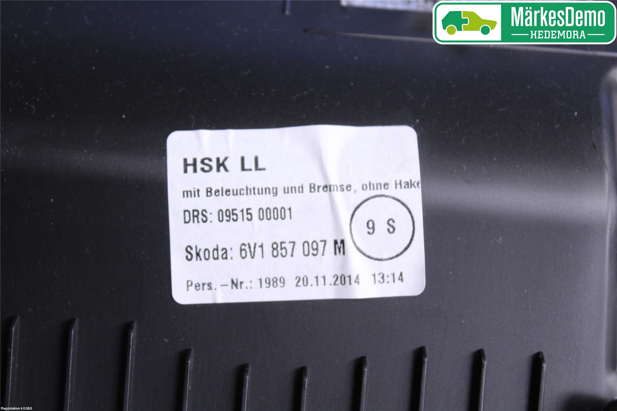 Skoda FABIA 15-21 Innr Hanskerom