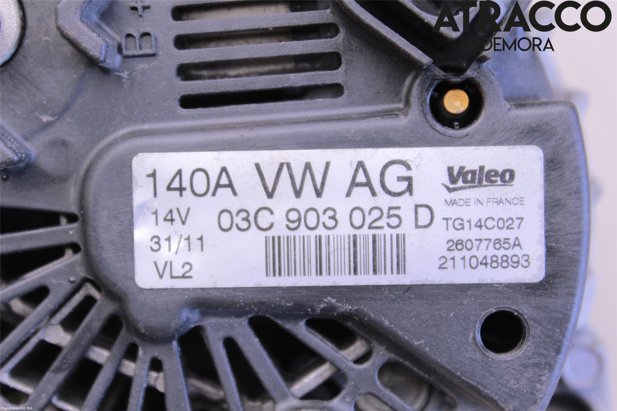 Volkswagen VW GOLF VI 09-13 Dynamo