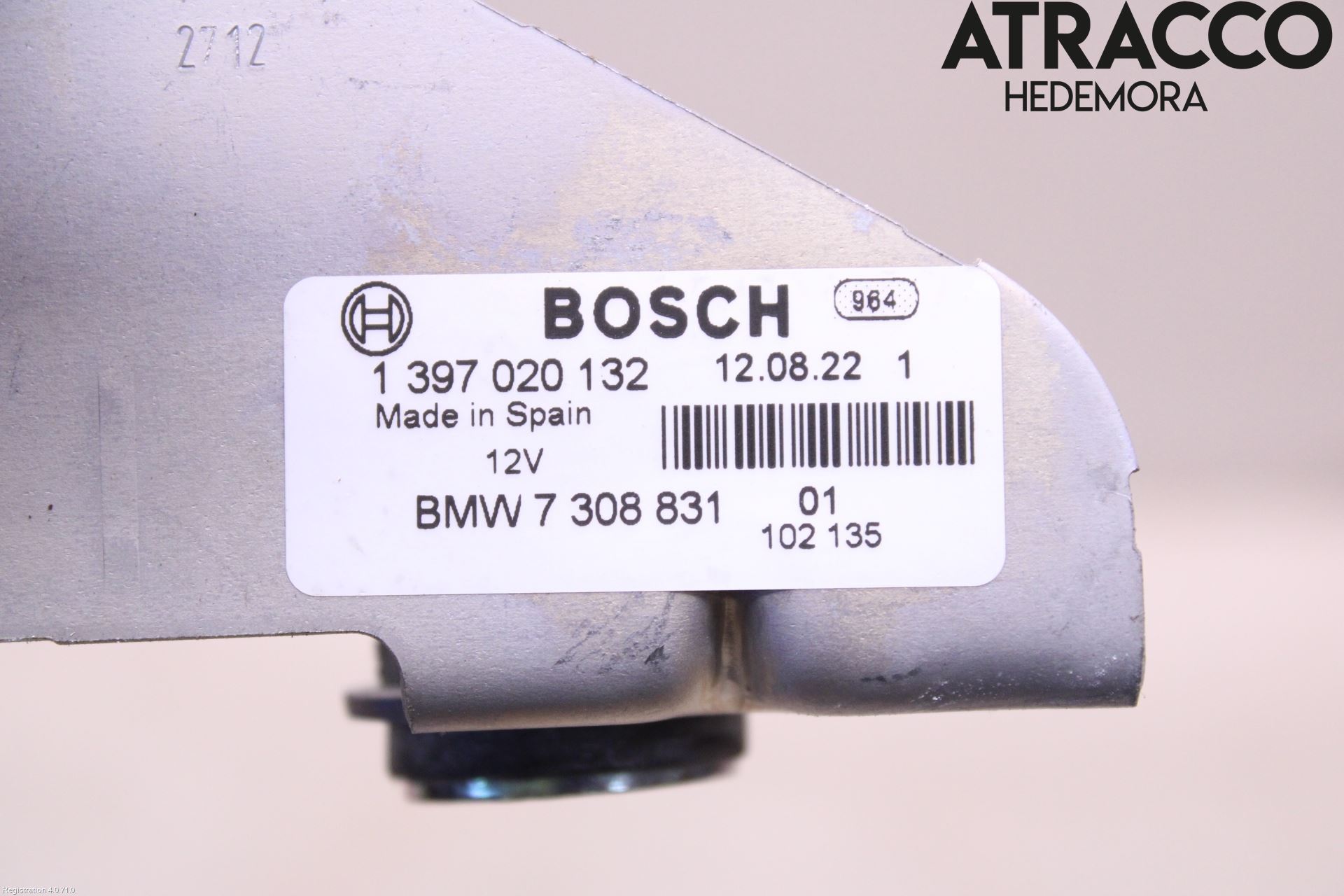 BMW 3 F30/F31/F80 12-19 Bakluke-Lokk Låsekasse