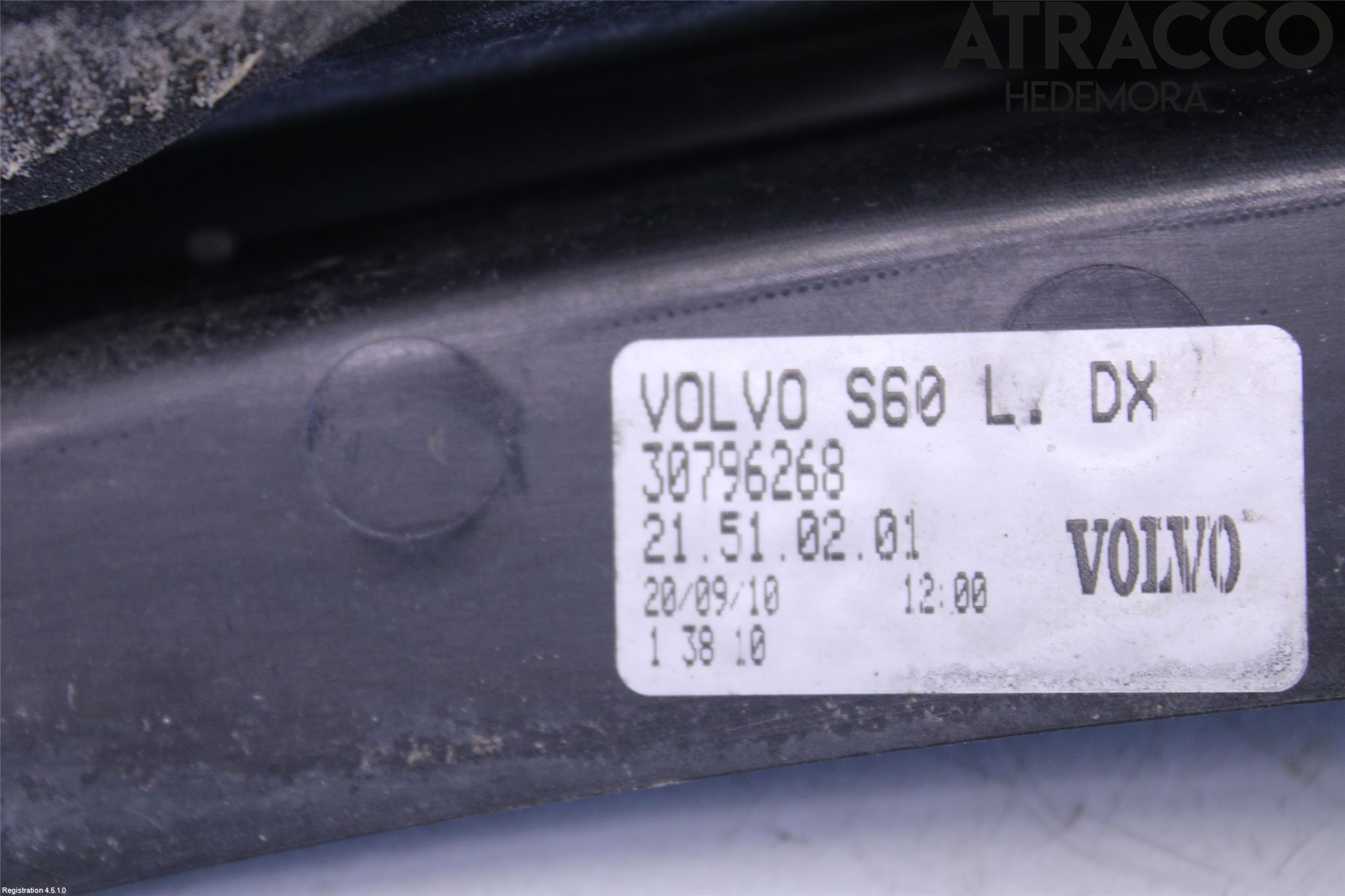 Volvo S60 11-13 Baklykt Høyre