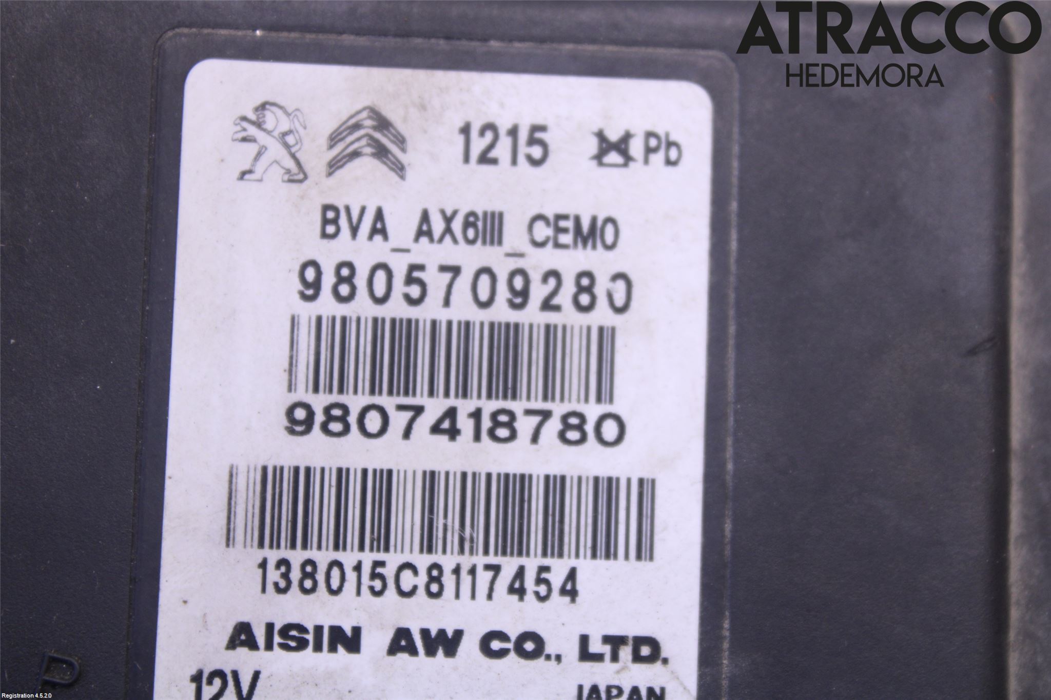 Peugeot 2008 13-20 Styreenhet Gearkasse