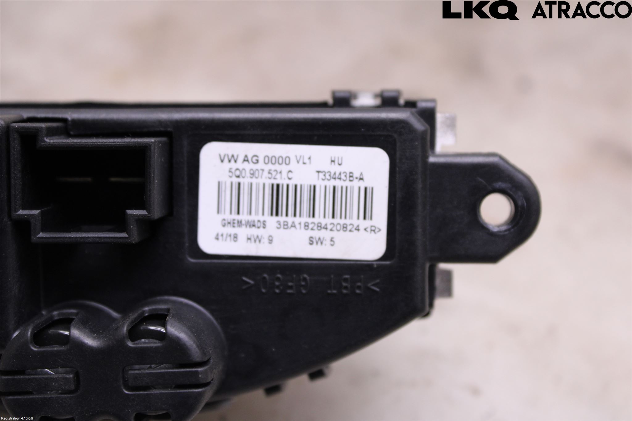 Volkswagen VW GOLF / E-GOLF VII 13-20 Varmeapparat Viftemotstand