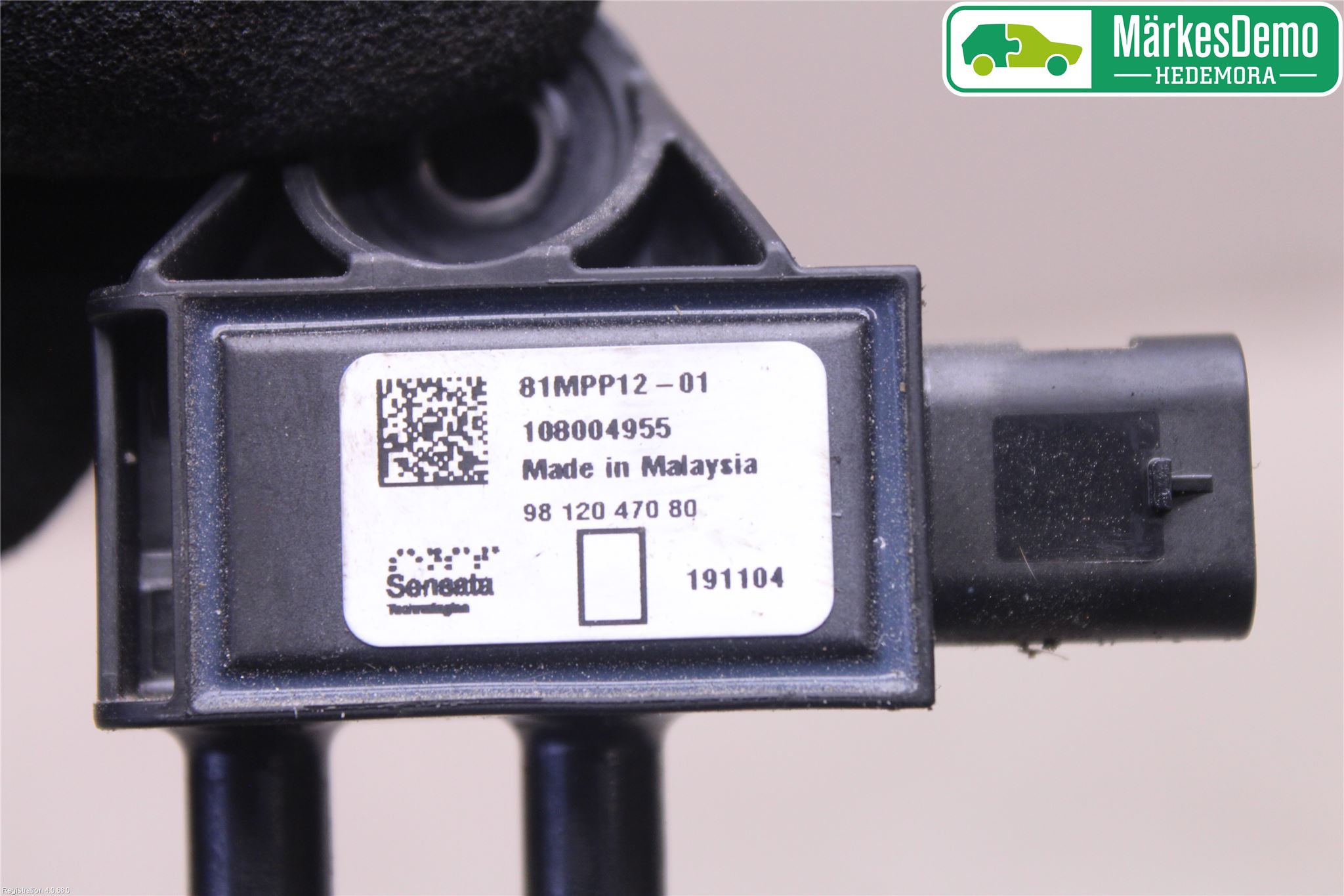 Citroen C3 AIRCROSS 18-23 Sensor Temp-Trykk Avgass
