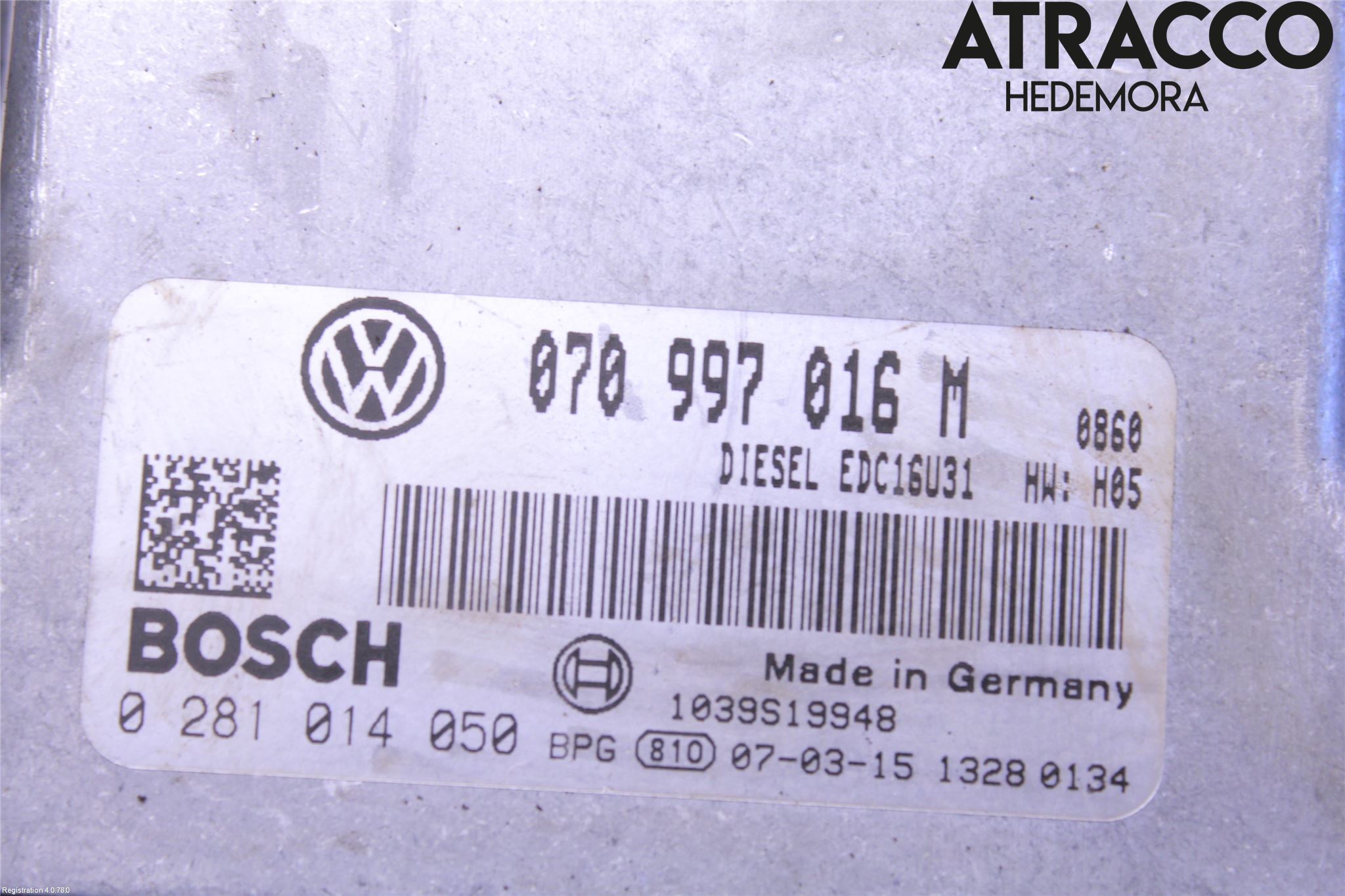 Volkswagen VW TRANSP/CARAVELLE (T5) 04-15 Styreenhet Dieselpumpe