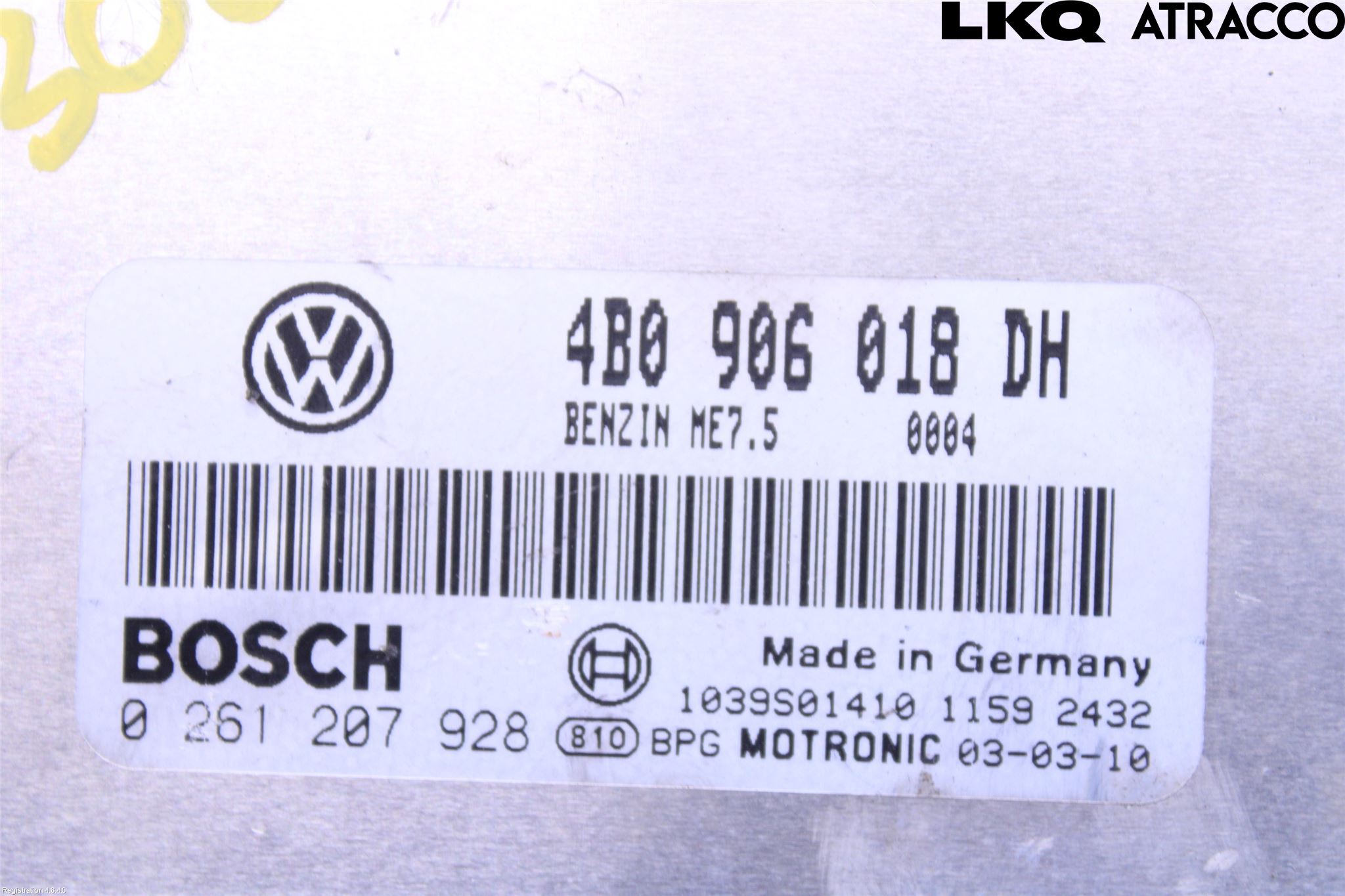 Volkswagen VW PASSAT 01-05 Styreenhet Innsprøytning