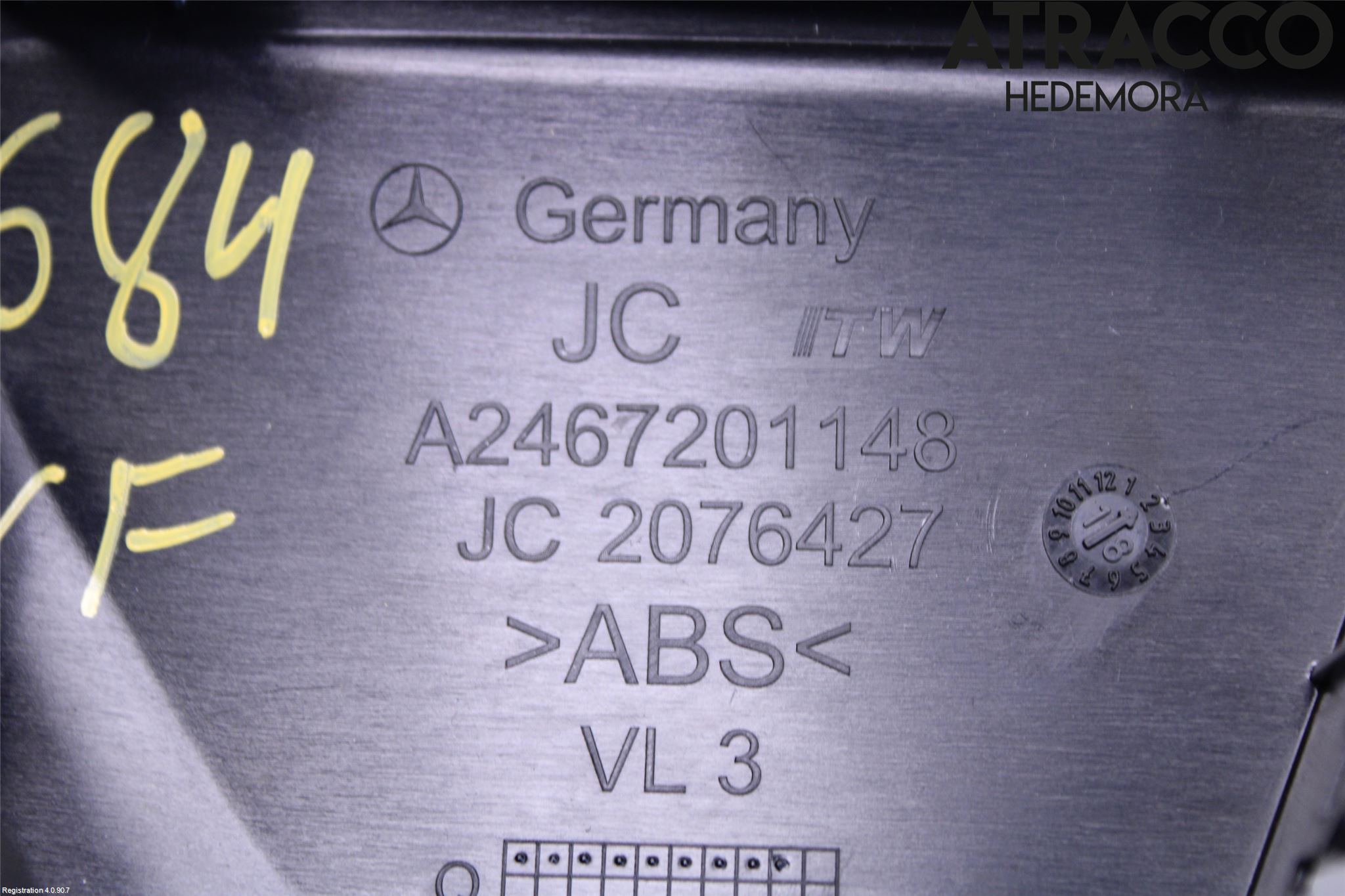 Mercedes-Benz MB A-KLASS (W176) 13-18 Innr Dørhandtak V Indre