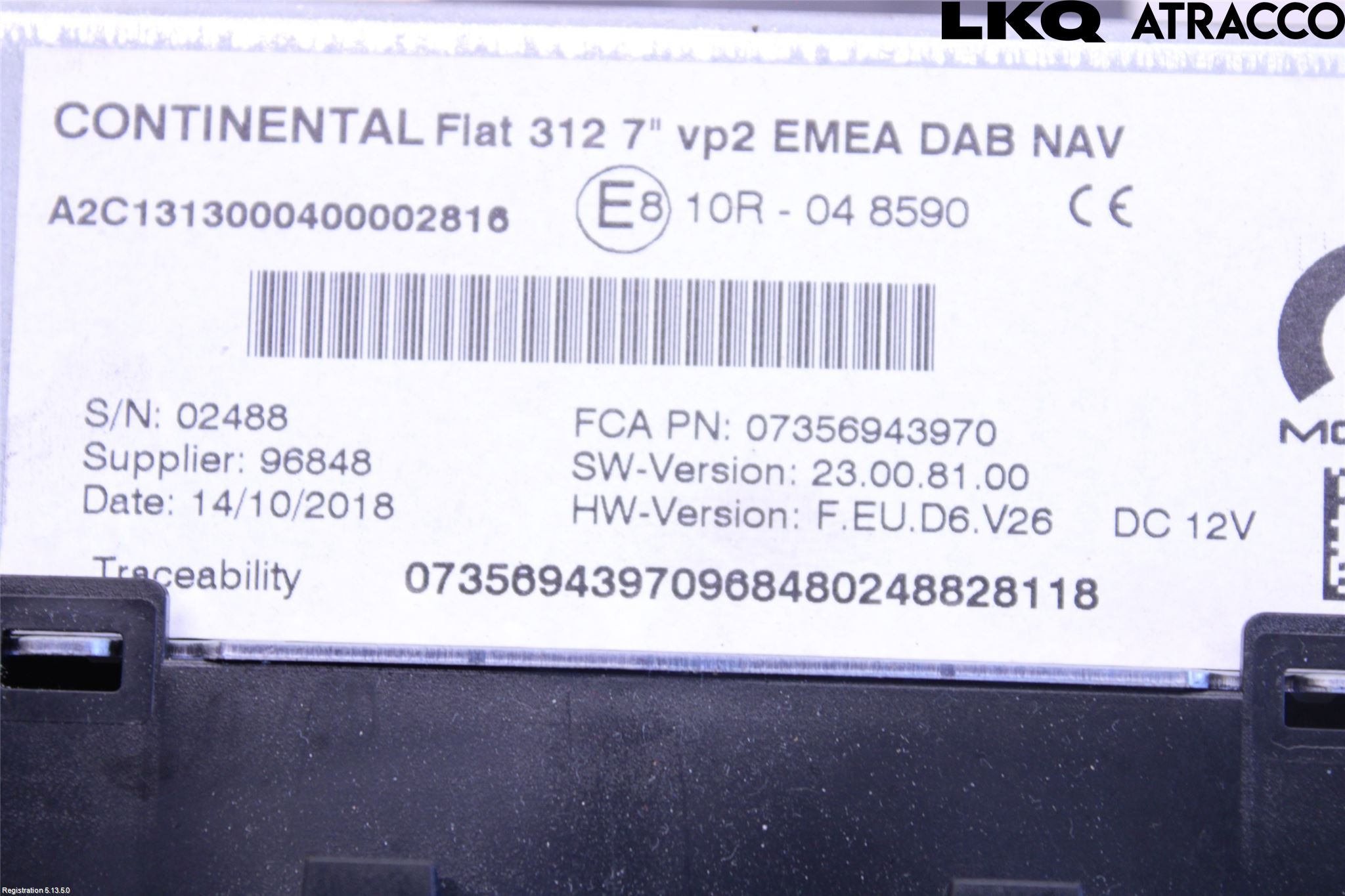 Fiat 500 07- Stereo Radio Med Cd