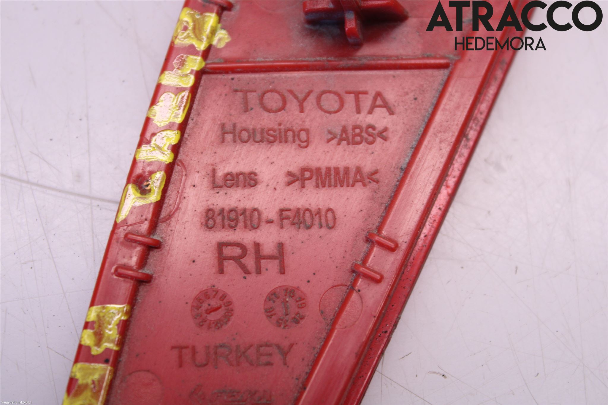 Toyota C-HR 16-23 Refleks Bak