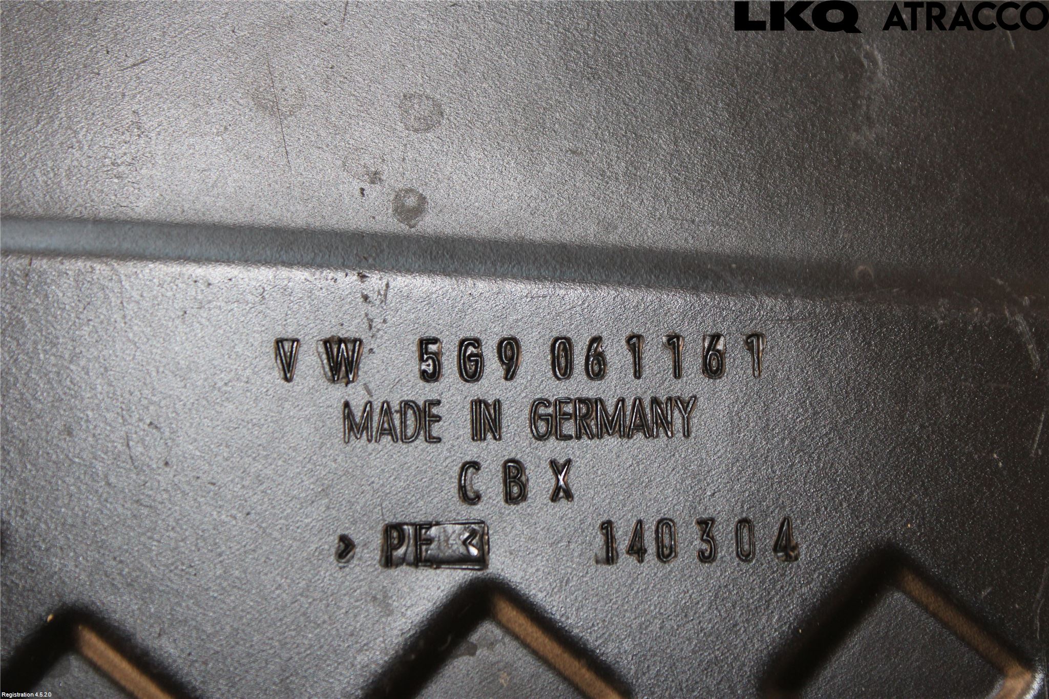Volkswagen VW GOLF / E-GOLF VII 13-20 Innr Matte Bagasjerom