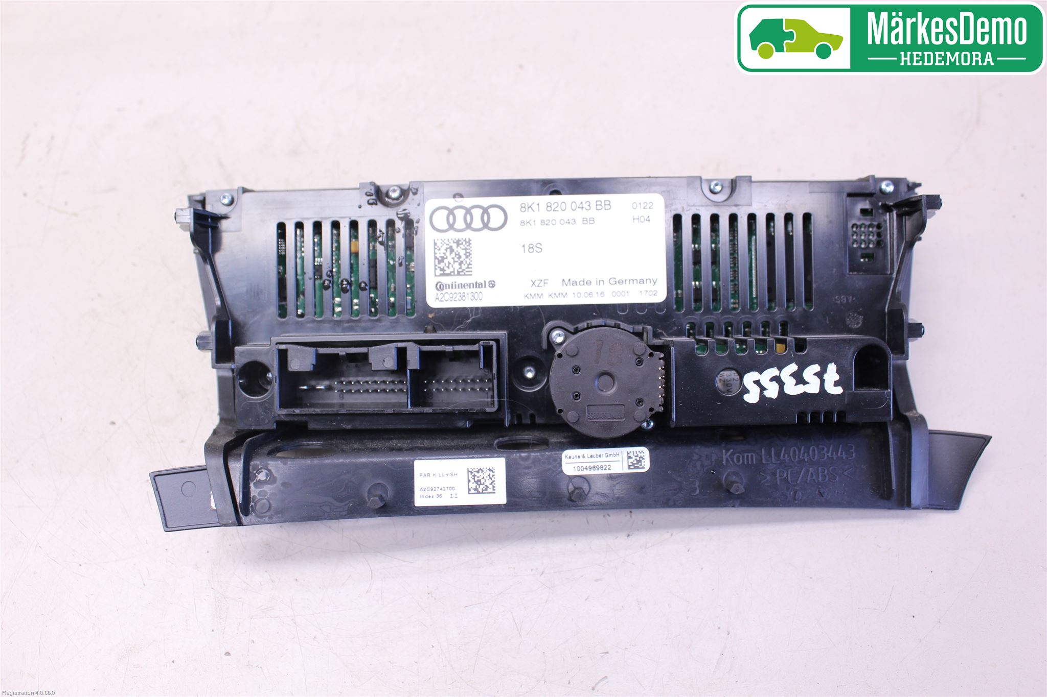 Audi Q5 09-16 Varme Ac Betjening-Display