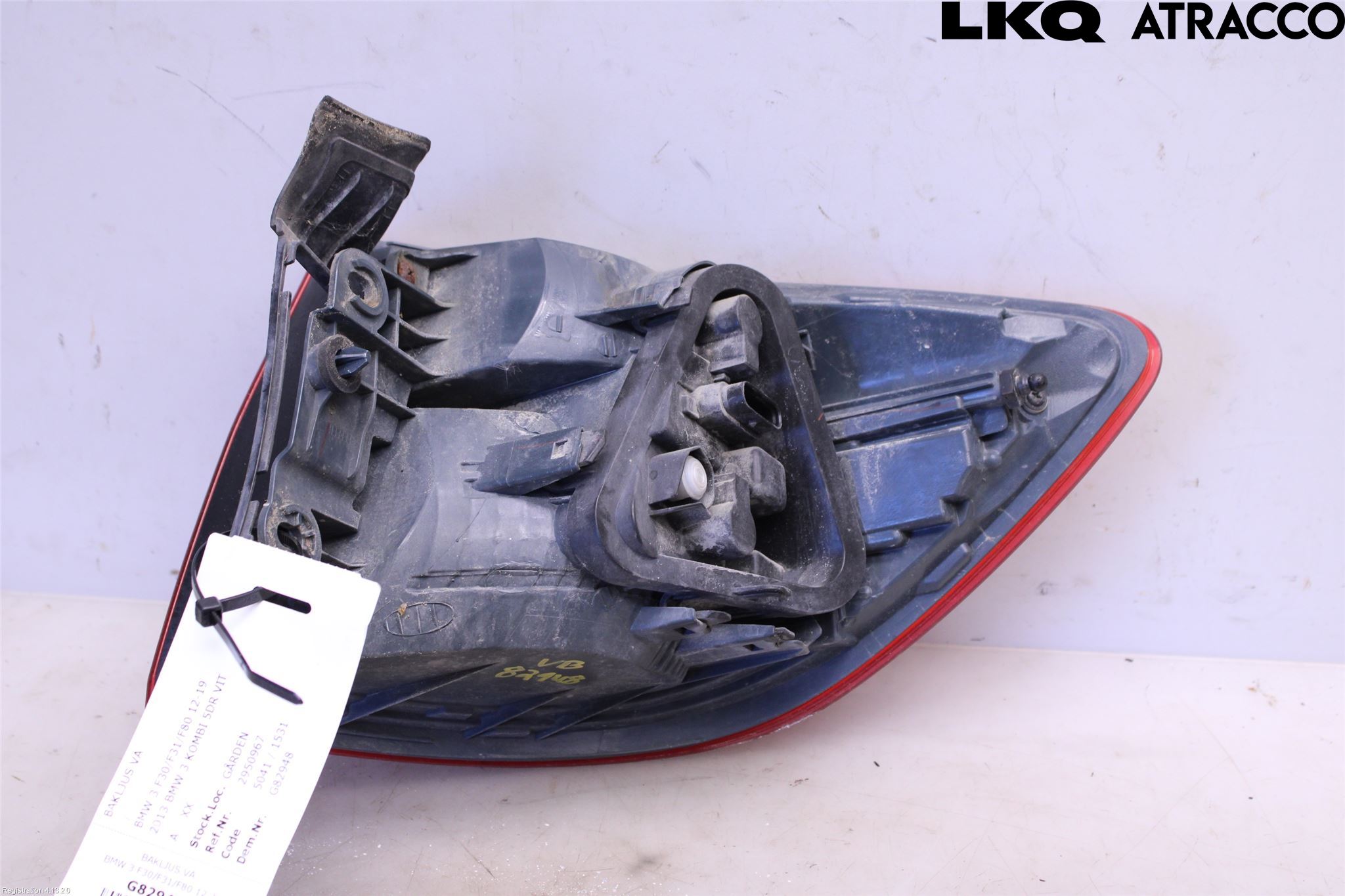 BMW 3 F30/F31/F80 12-19 Baklykt Venstre