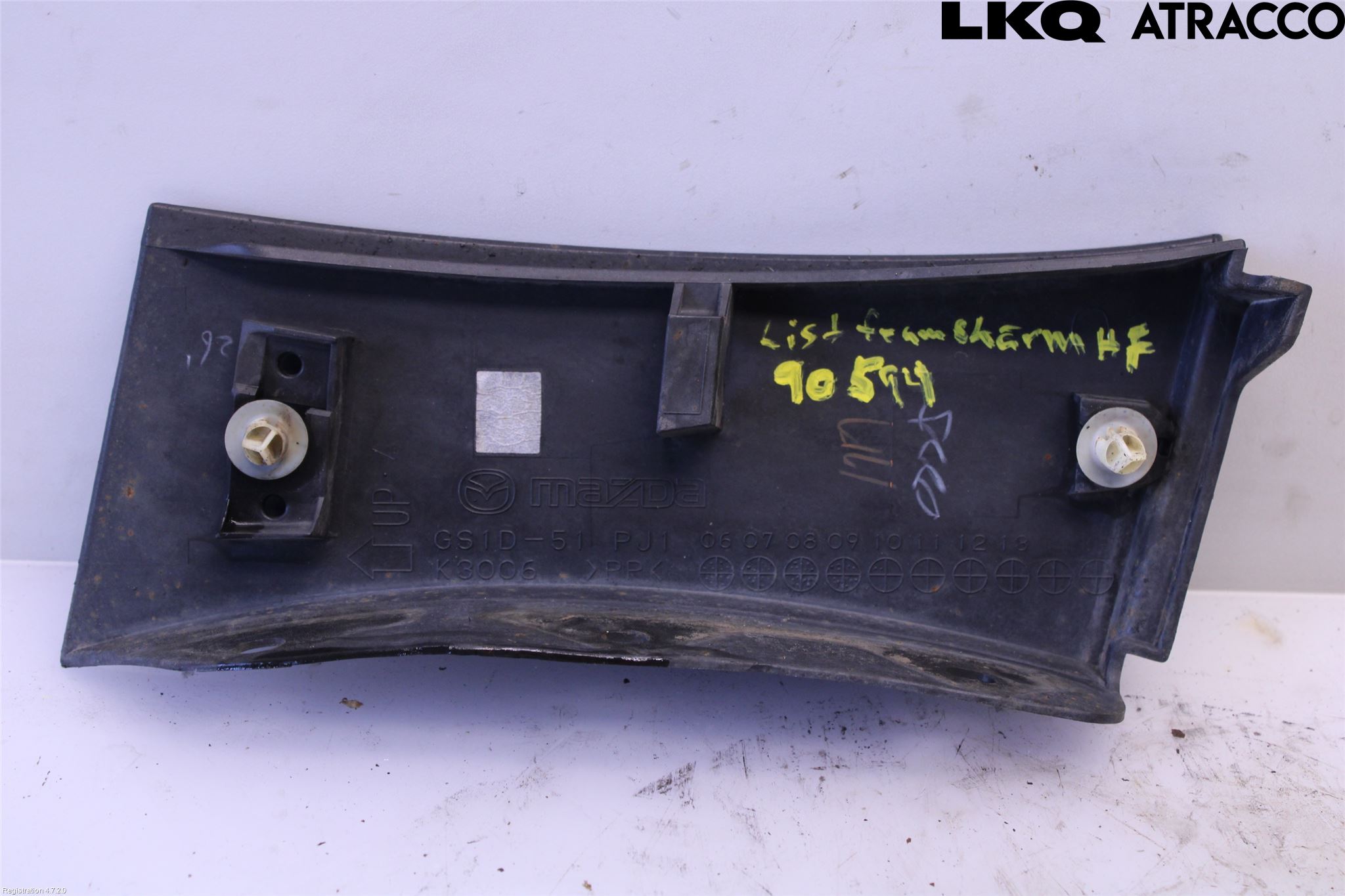 Mazda 6 08-13 List Framskjerm Hs
