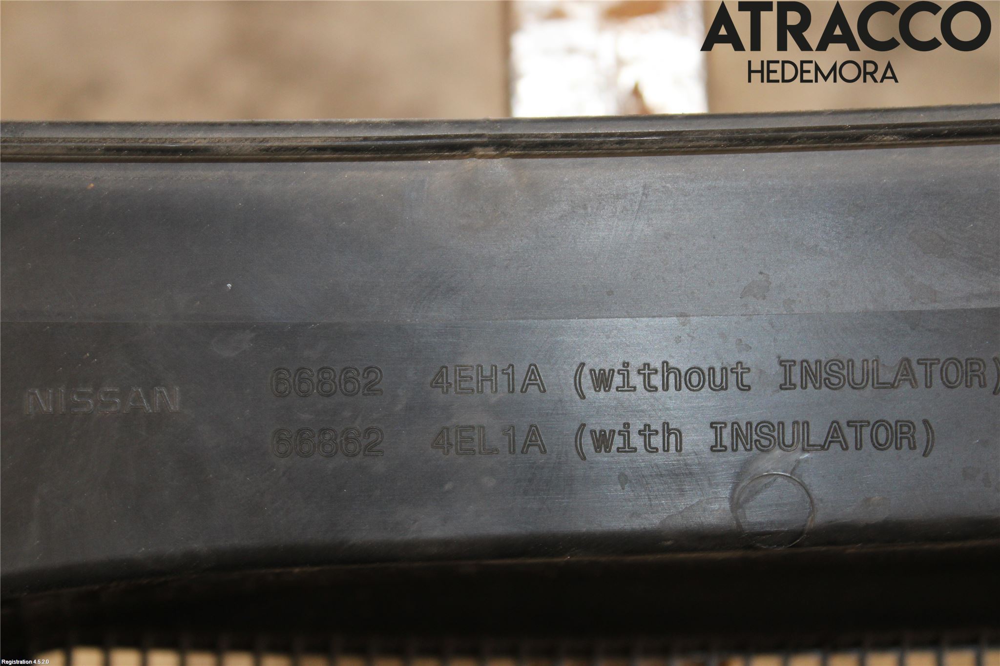 Nissan QASHQAI 14-17 Visker Deksel-Grill-Under Frr