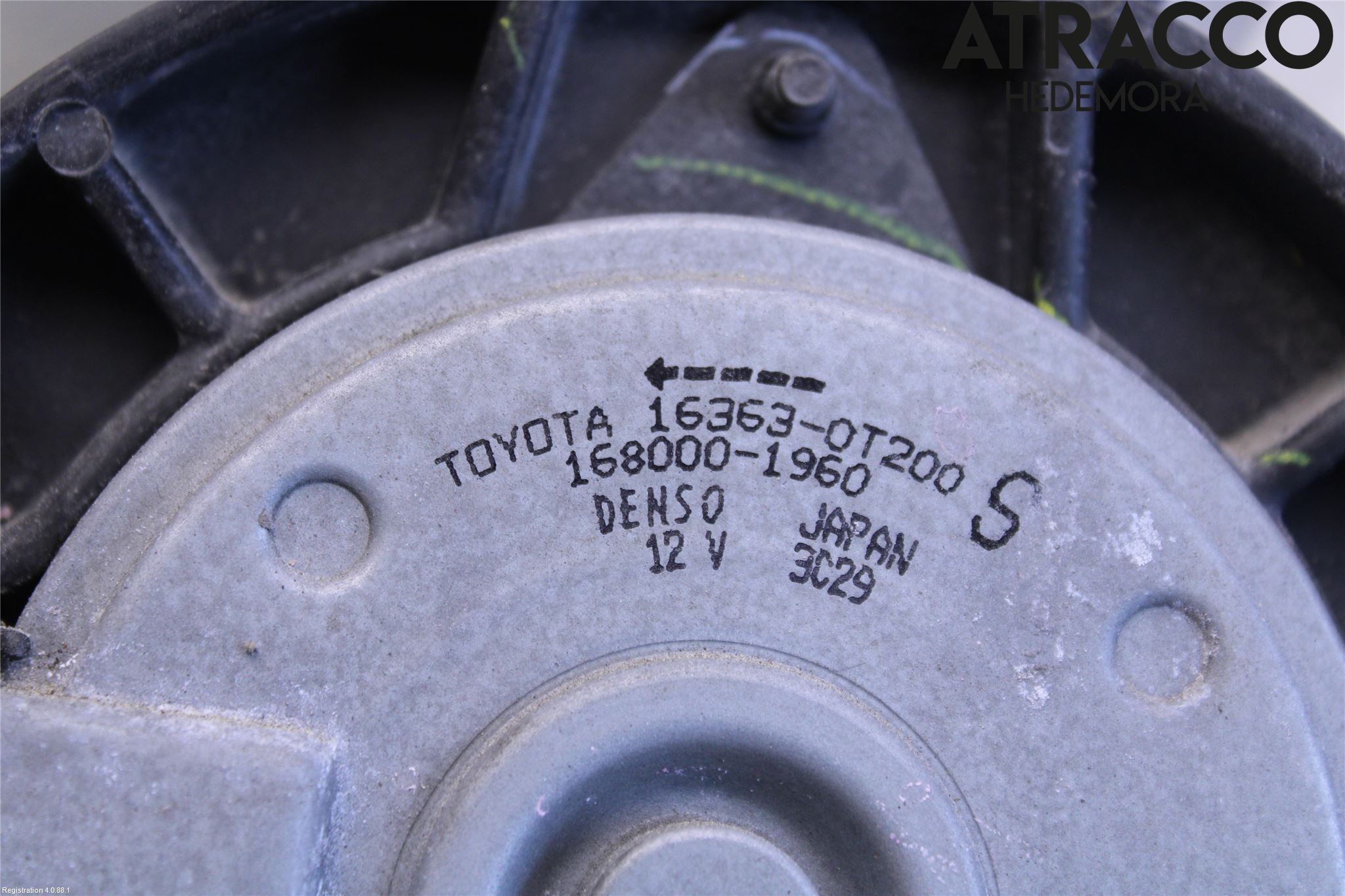 Toyota C-HR 16-23 Kjølevifte Elektrisk