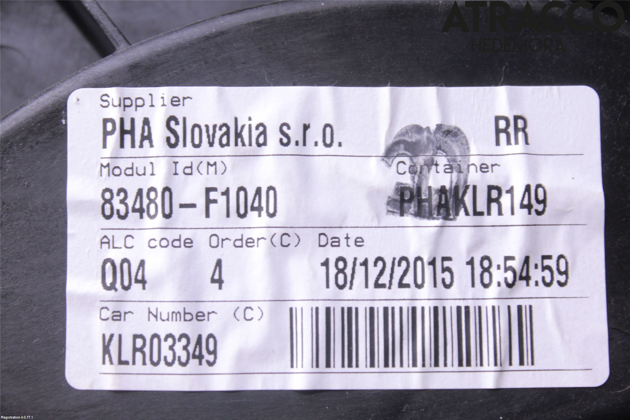 Kia SPORTAGE (QL) 16-21 Vindusheis El Komp