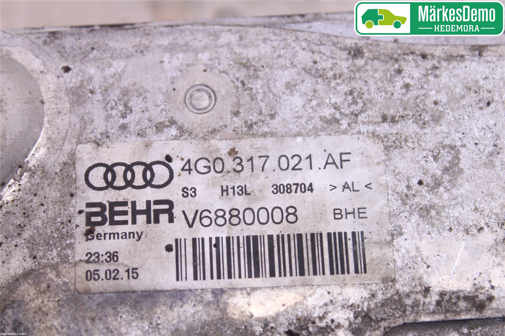 Audi A6 ALLROAD 12-18 Radiator Oljekjøler Automatgea