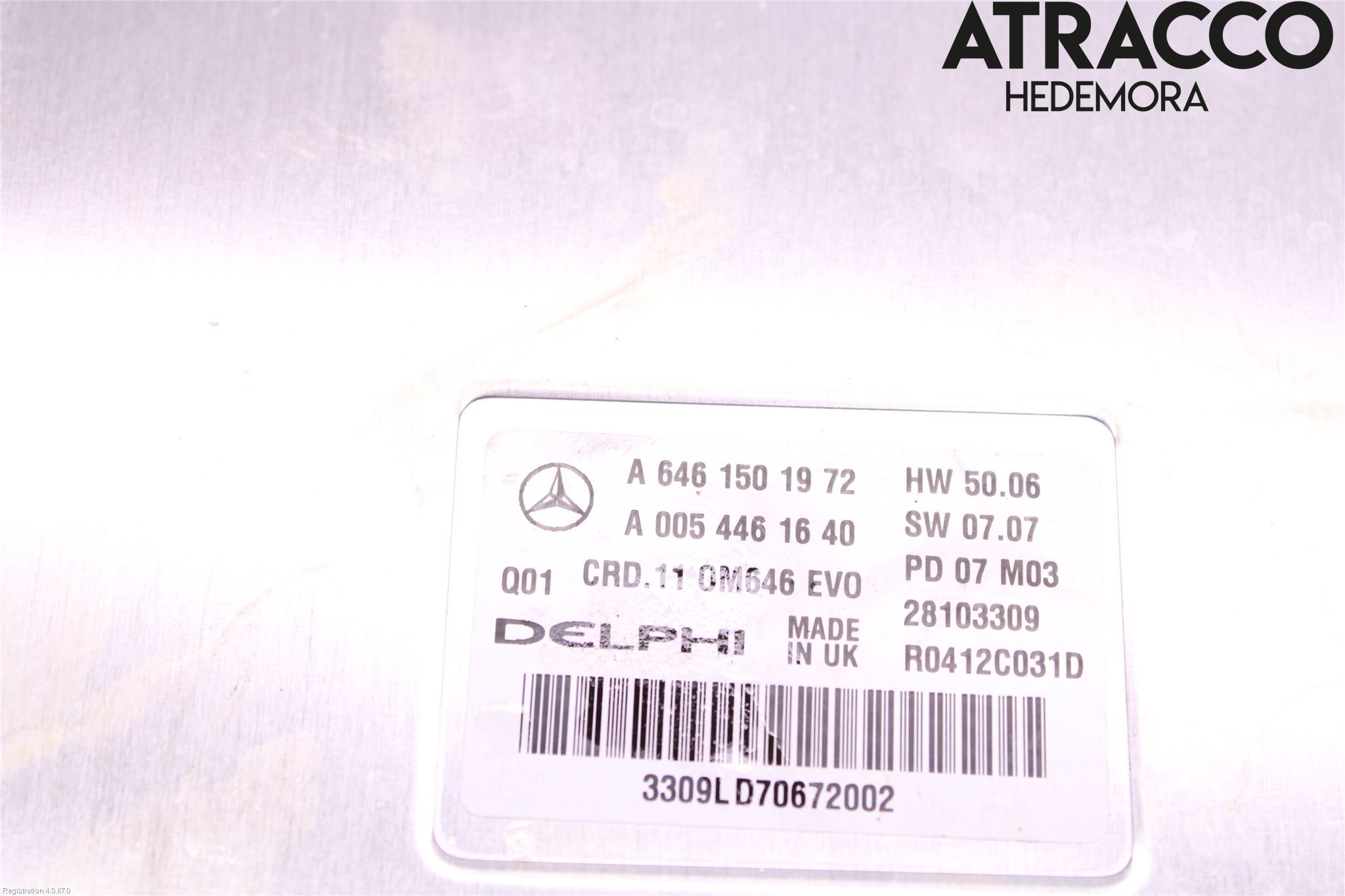 Mercedes-Benz MB C-KLASS (W204) 07-15 Styreenhet Dieselpumpe