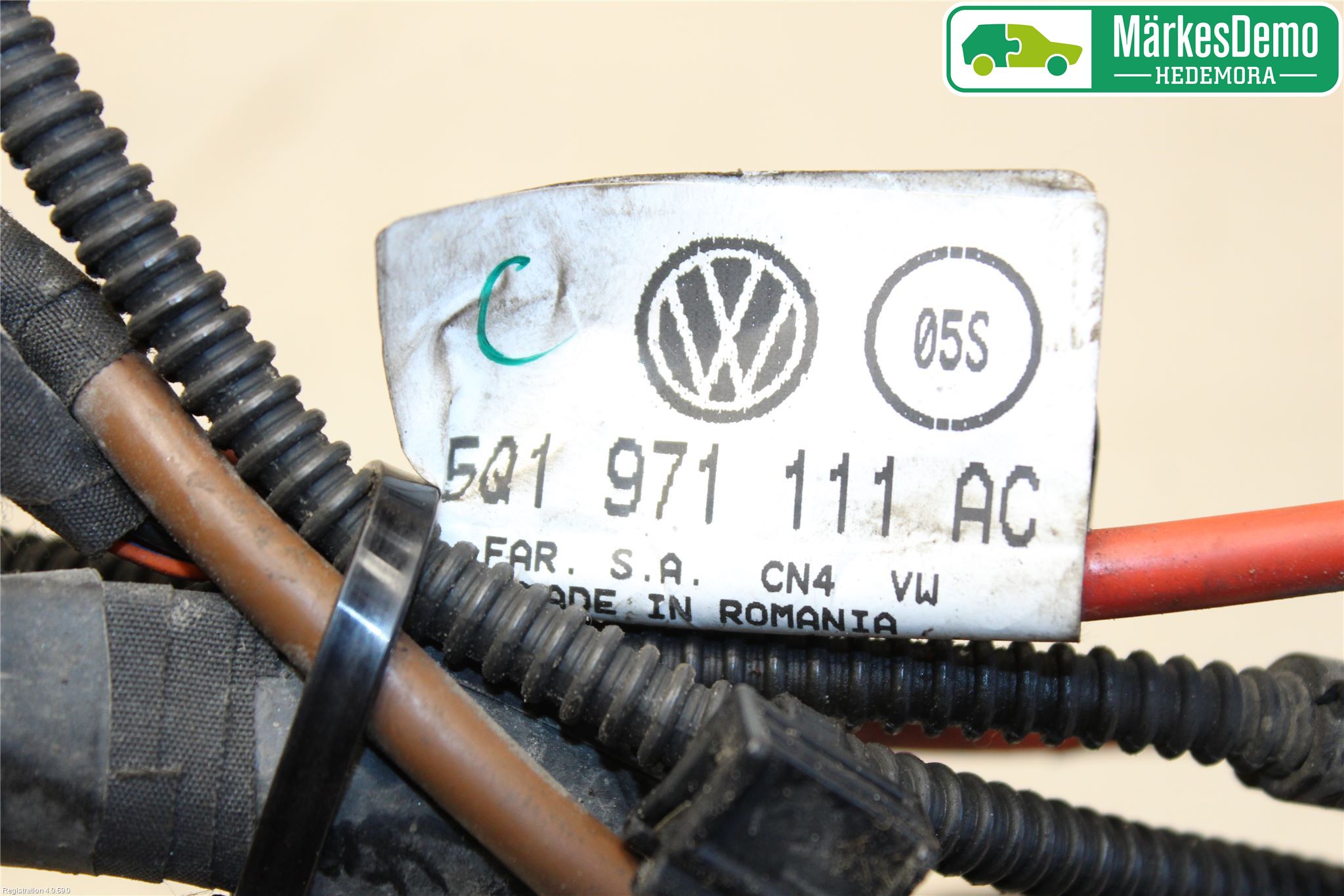 Volkswagen VW GOLF / E-GOLF VII 13-20 Ledningsnett