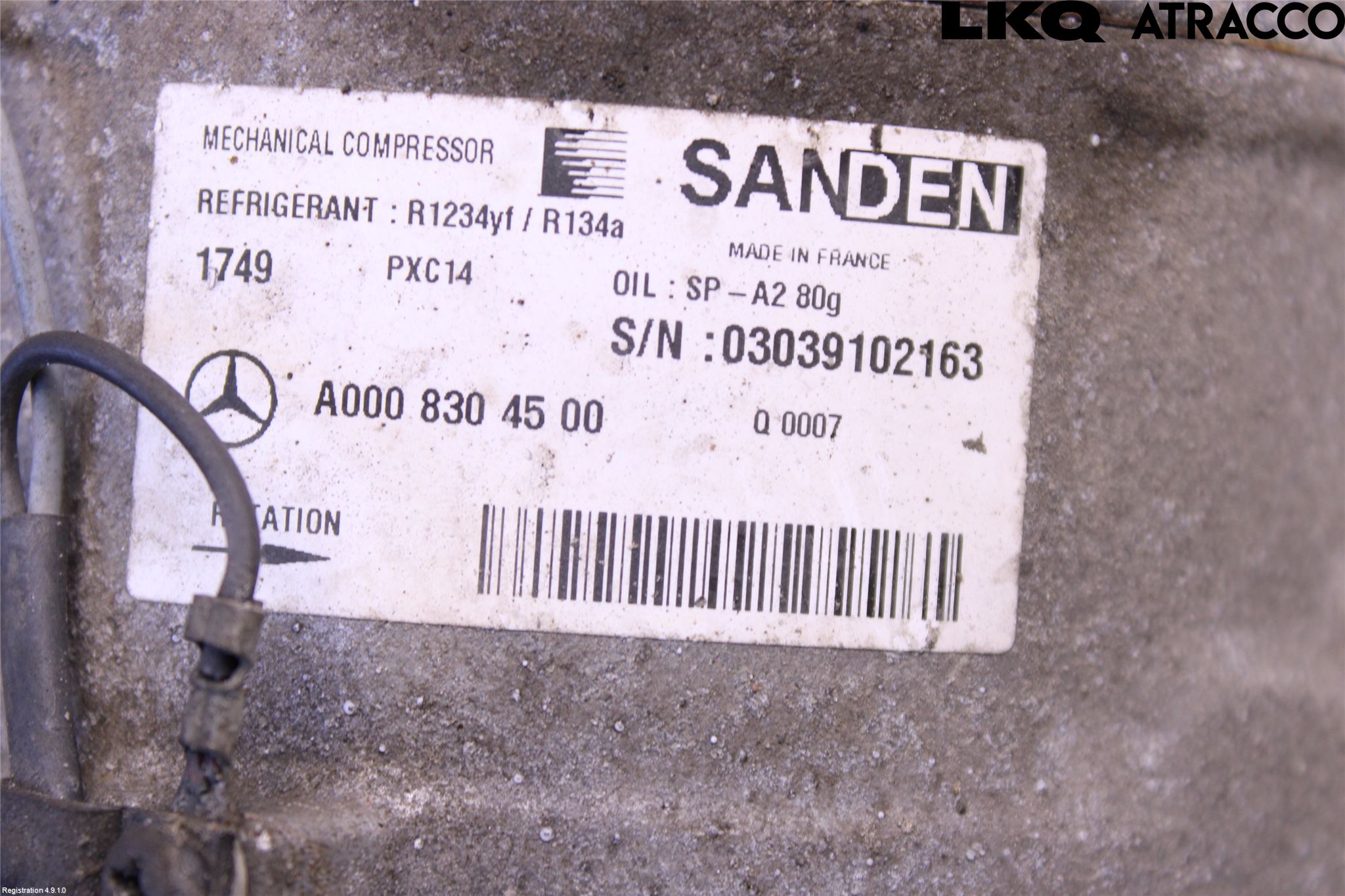 Mercedes-Benz MB VITO/V-KLASS (W640,W447,W448) 14- Varme Ac Kompressor