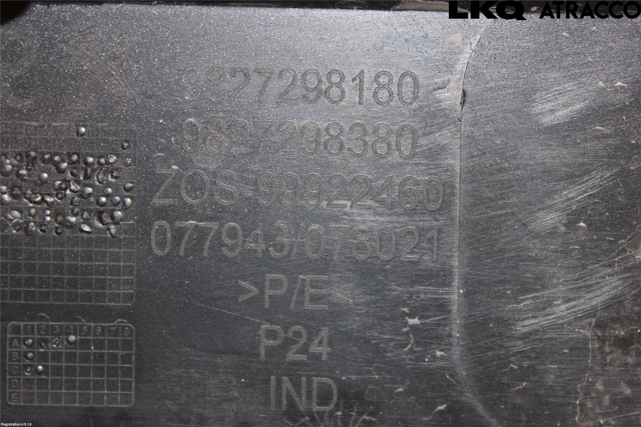 Peugeot 2008/E-2008 20- Støtfanger Bak Hjørne Venstre