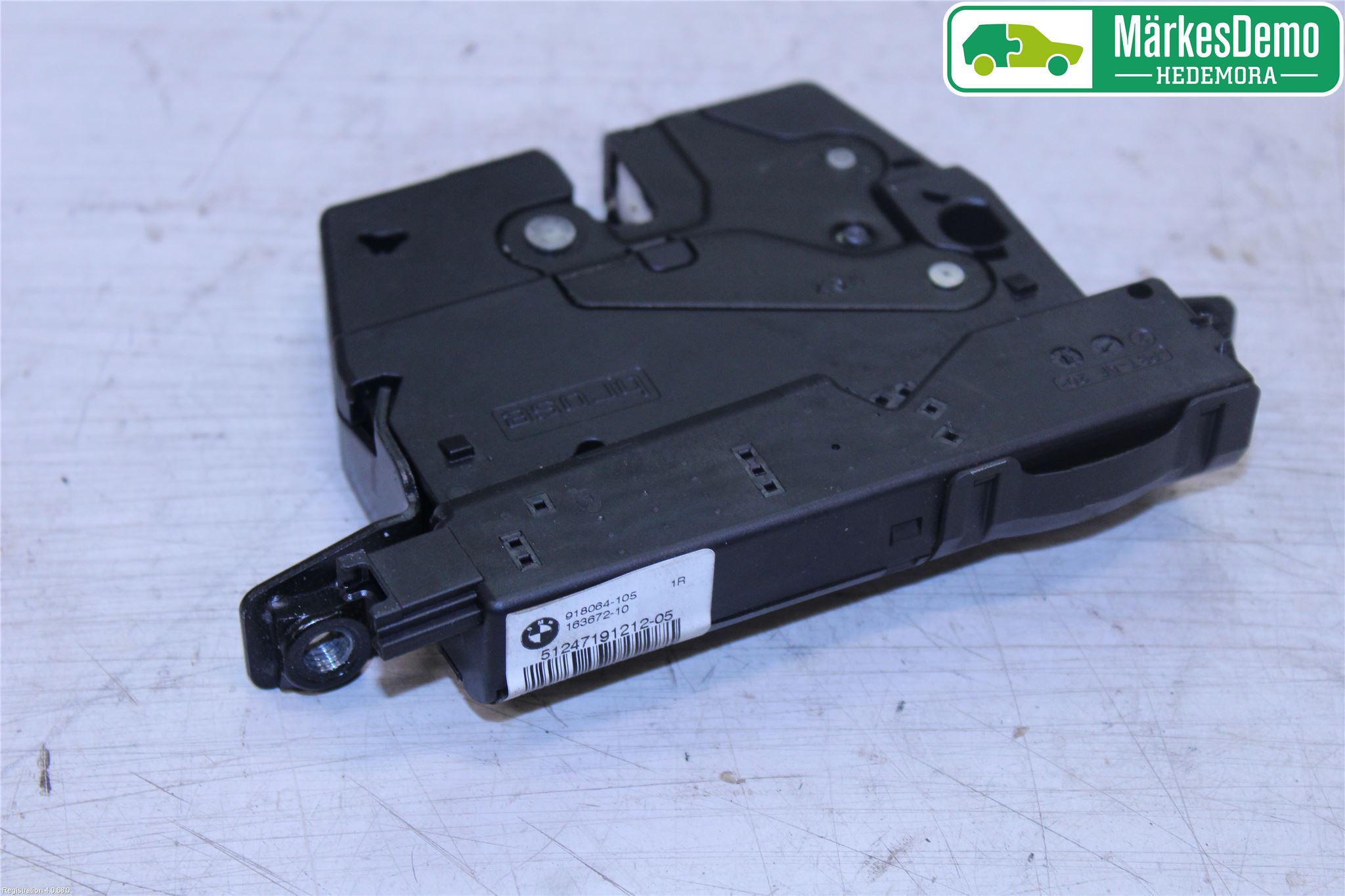 BMW 3 F30/F31/F80 12-19 Bakluke-Lokk Låsekasse
