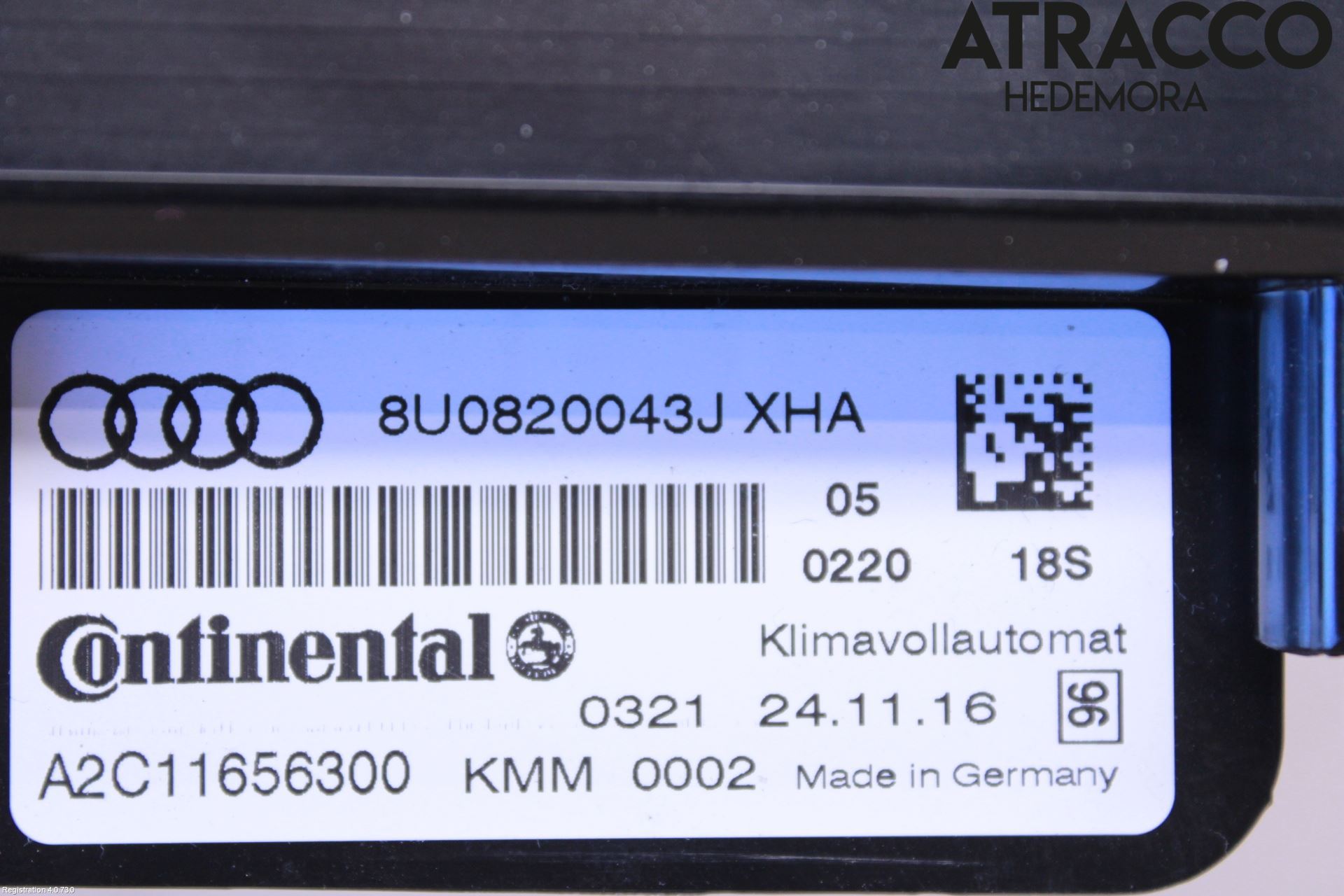 Audi Q3 8U 12-18 Varme Ac Betjening-Display