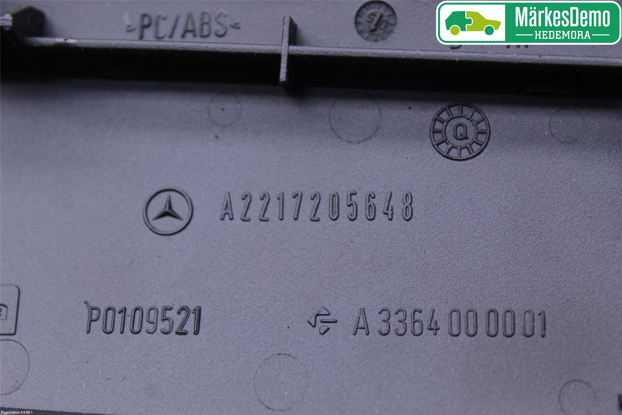 Mercedes-Benz MB S-KLASS (W221) 05-13 Innr Dørhandtak H Indre