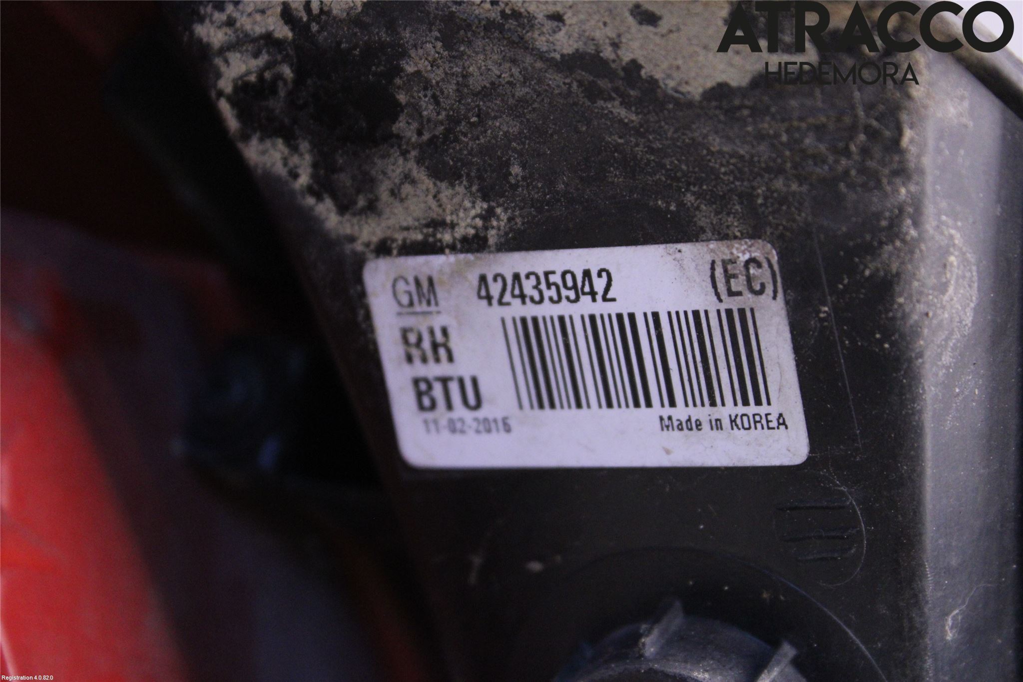 Opel MOKKA 13-20 Baklykt Høyre