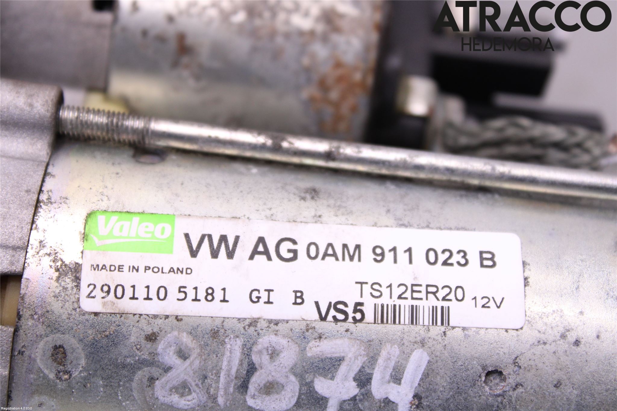 Volkswagen VW GOLF PLUS/CROSS GOLF 04-14 Startmotor