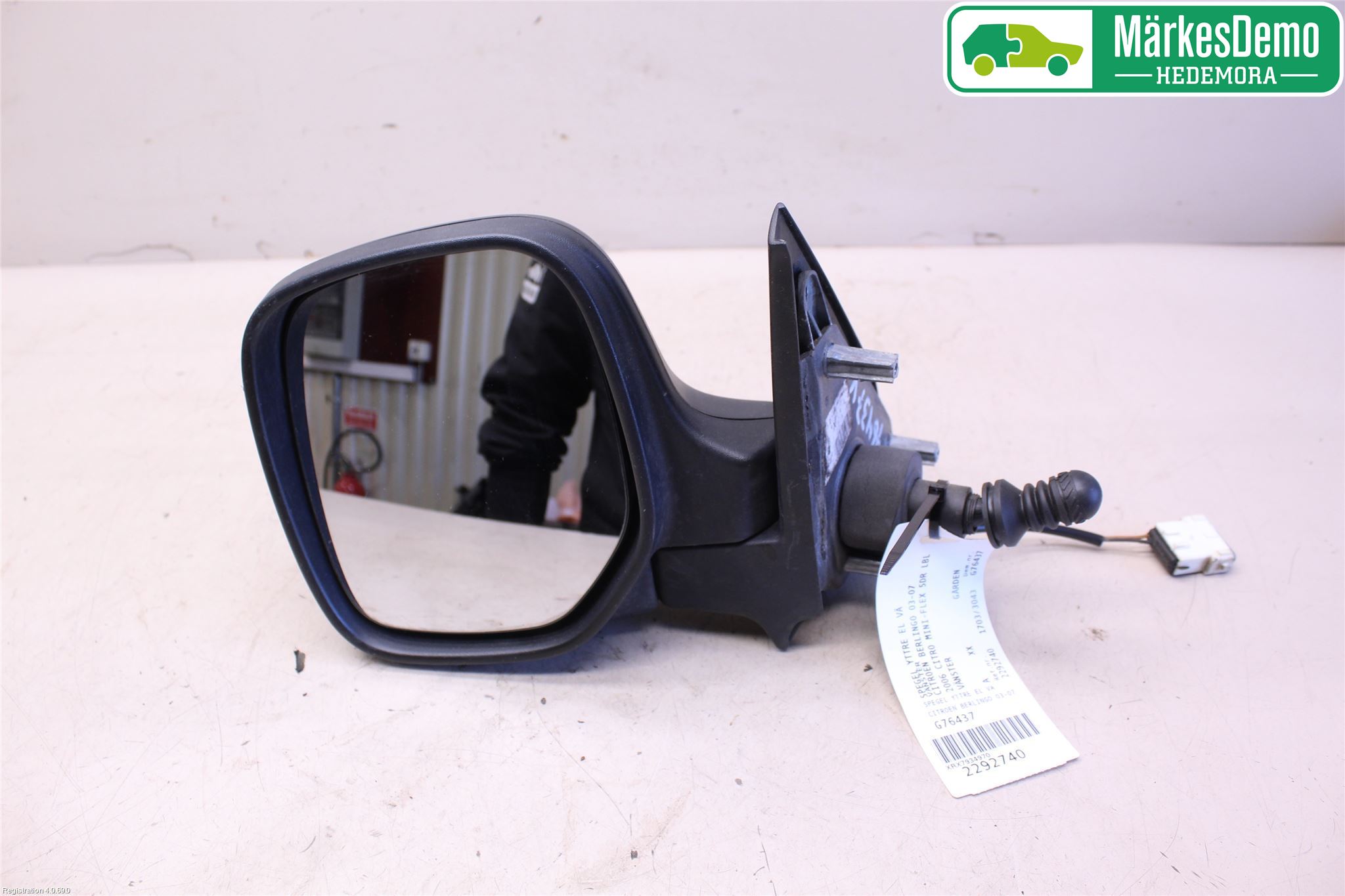 Citroen BERLINGO  03-07 Speil V M-Innvjustering
