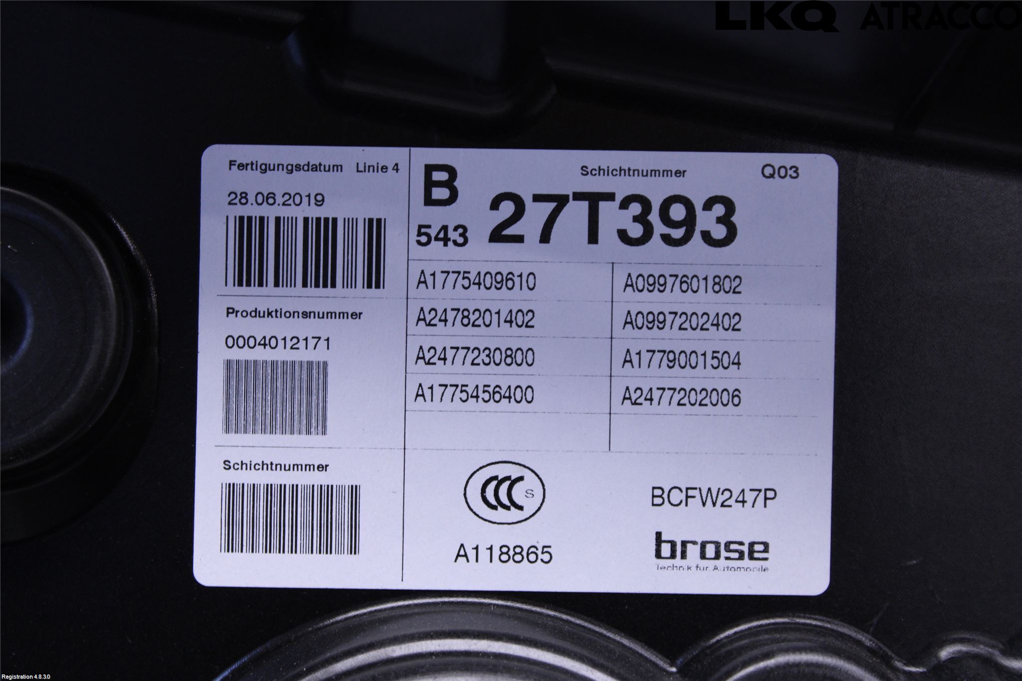 Mercedes-Benz MB B-KLASS (W247) 19- Vindusheis El Komp