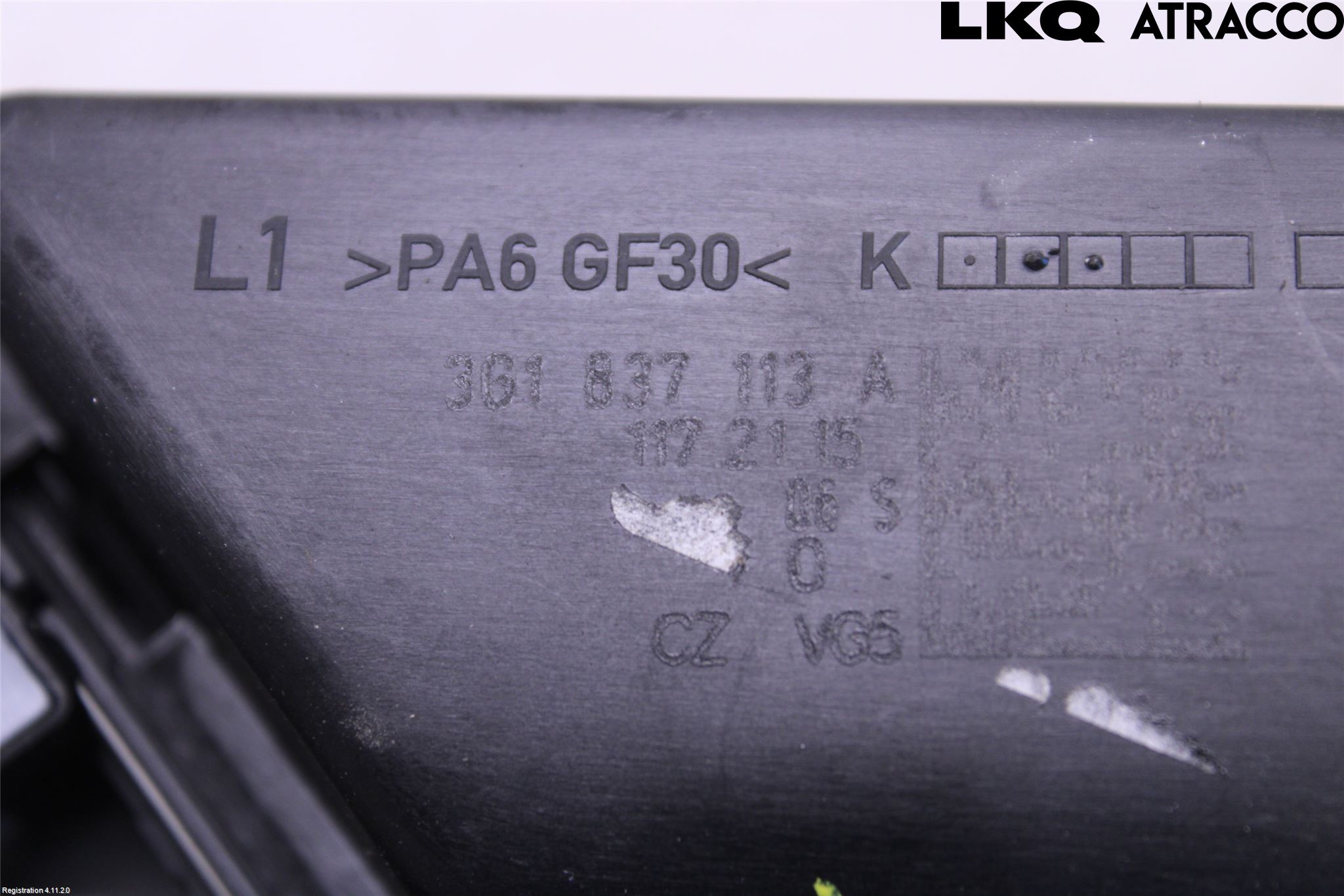 Volkswagen VW PASSAT 15-19 Innr Dørhandtak V Indre