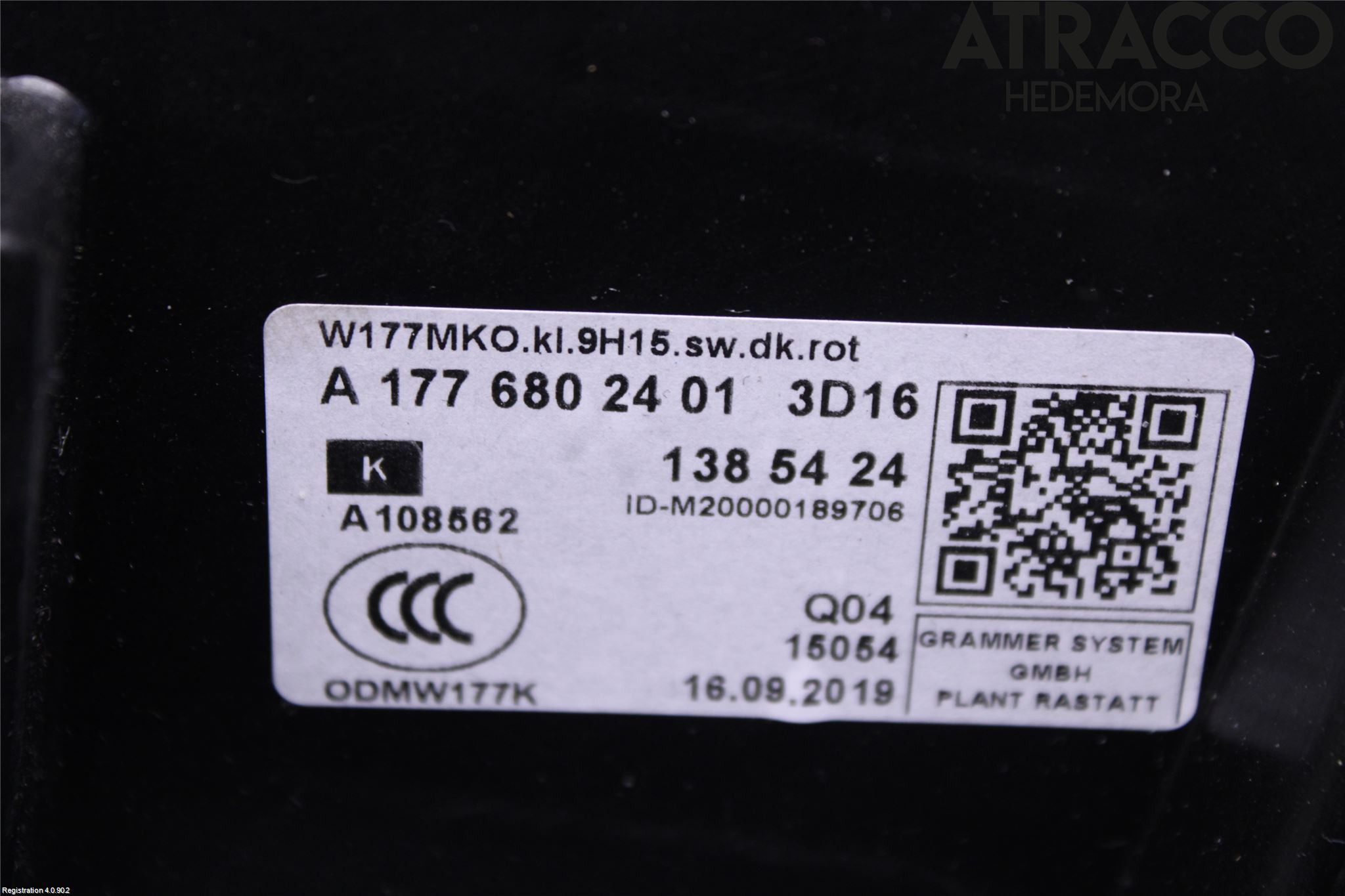 Mercedes-Benz MB CLA-KLASS (C118/X118) 19- Innr Konsoll-Lomme