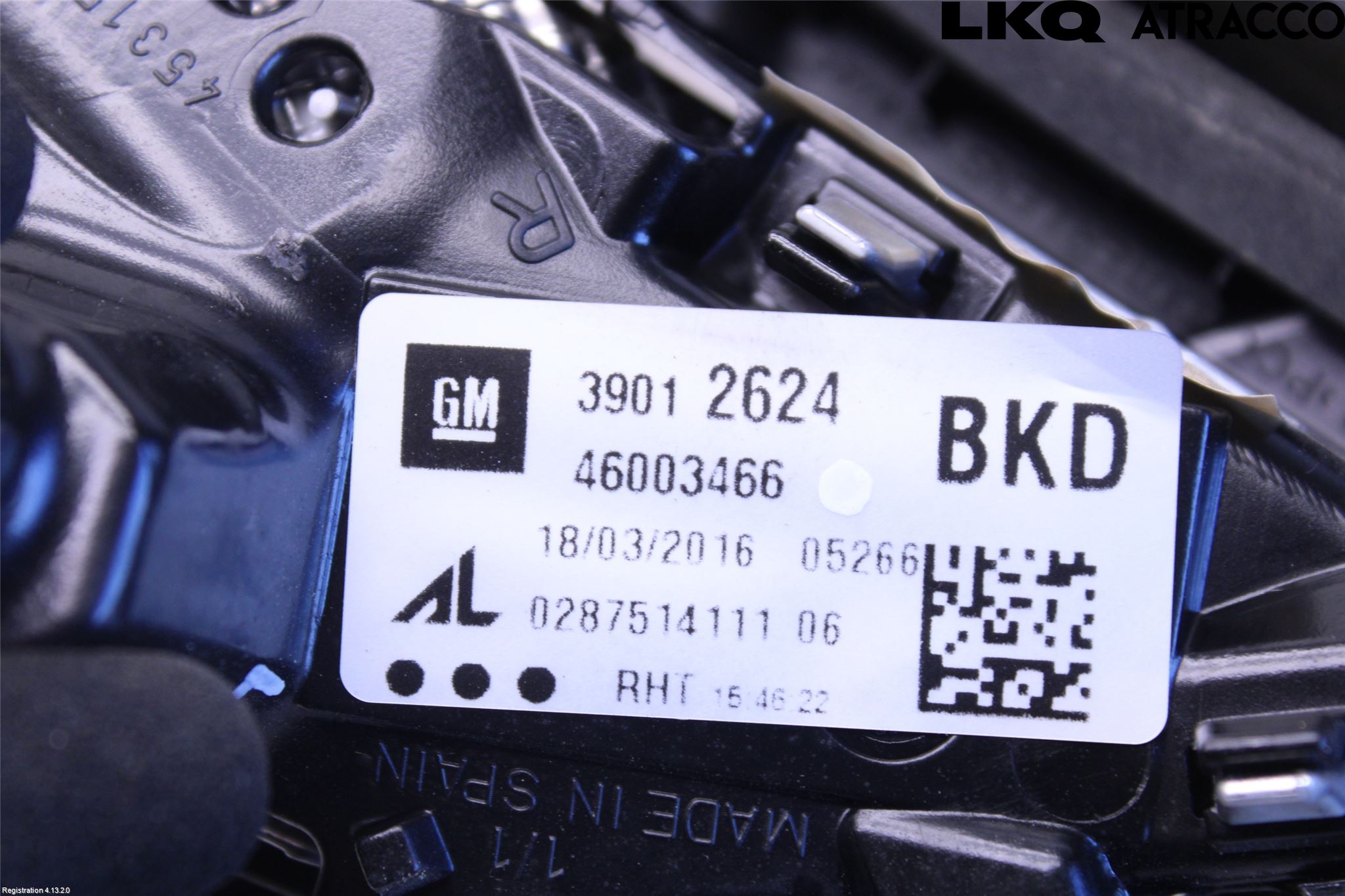 Opel CORSA E 15-19 Baklykt Høyre  På Luke(Indre)