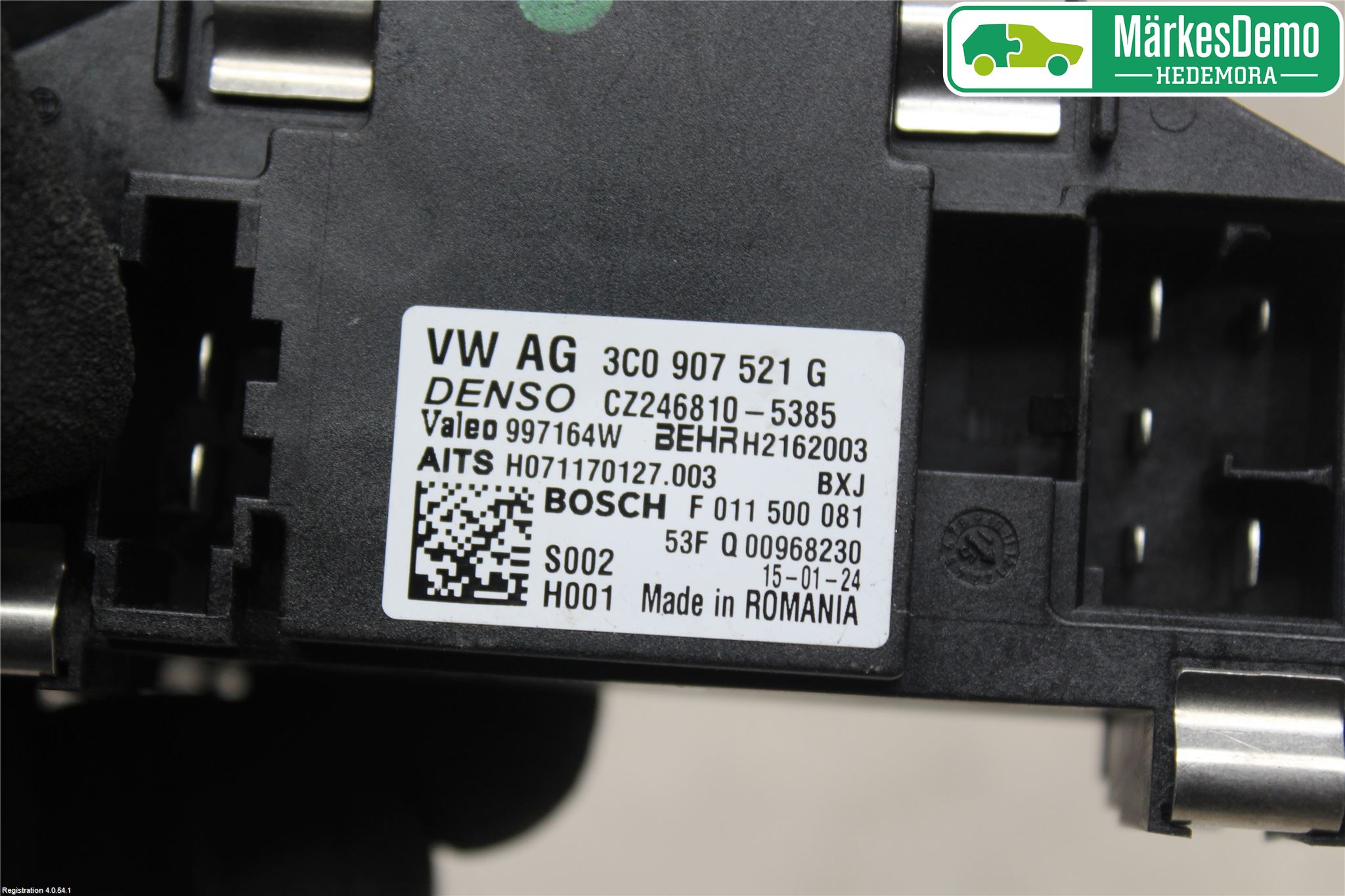 Volkswagen VW TIGUAN 07-16 Varmeapparat Viftemotstand