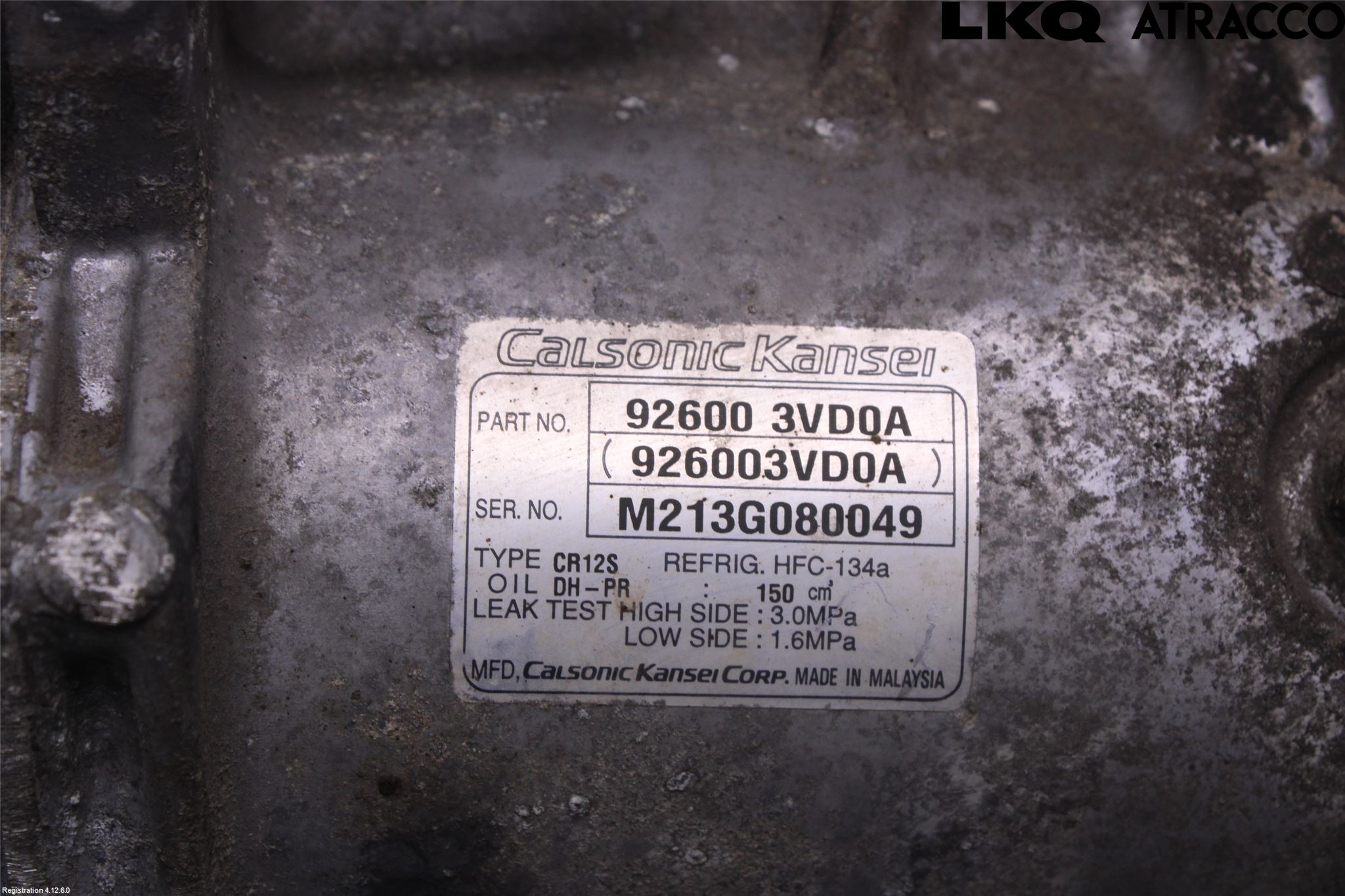Nissan NV200/NV200 COMBI Varme Ac Kompressor