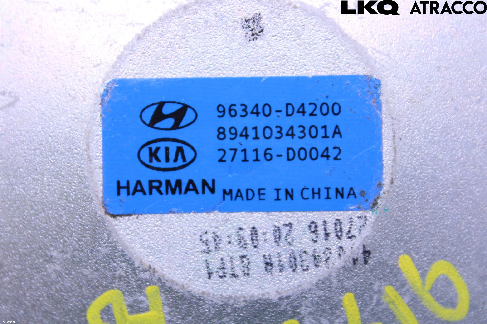 Kia OPTIMA 16-20 Innr Høyttaler