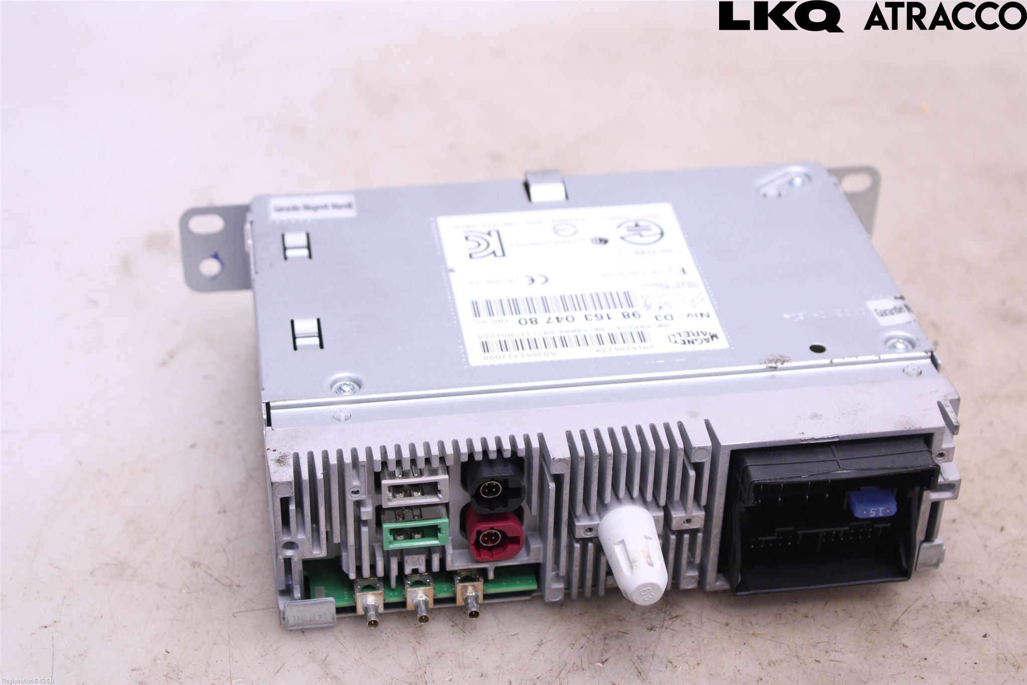 Citroen C4 GRAND PICASSO 14-18 Stereo Radio Med Cd