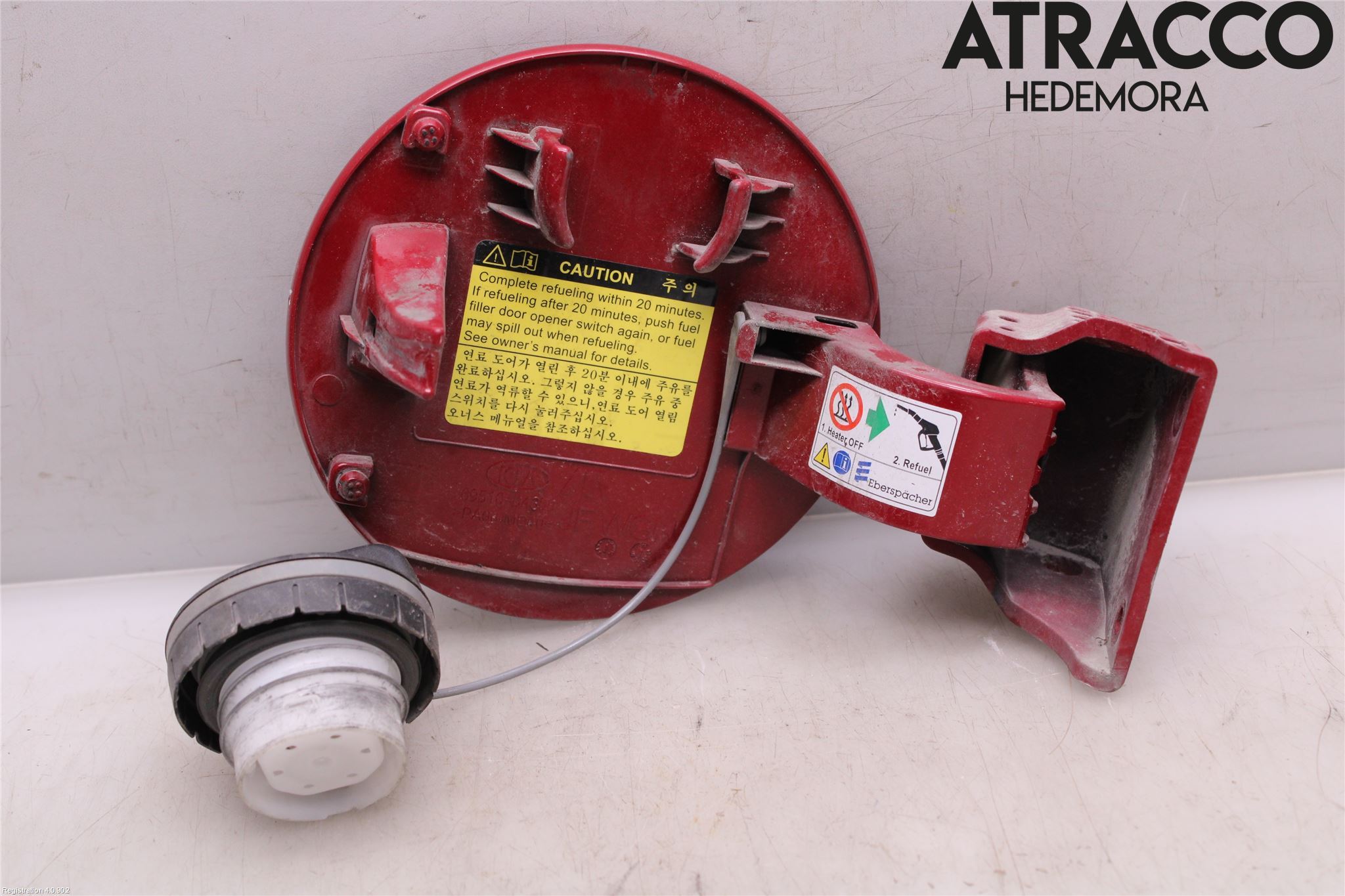 Kia OPTIMA 16-20 Drivstoff Tankluke
