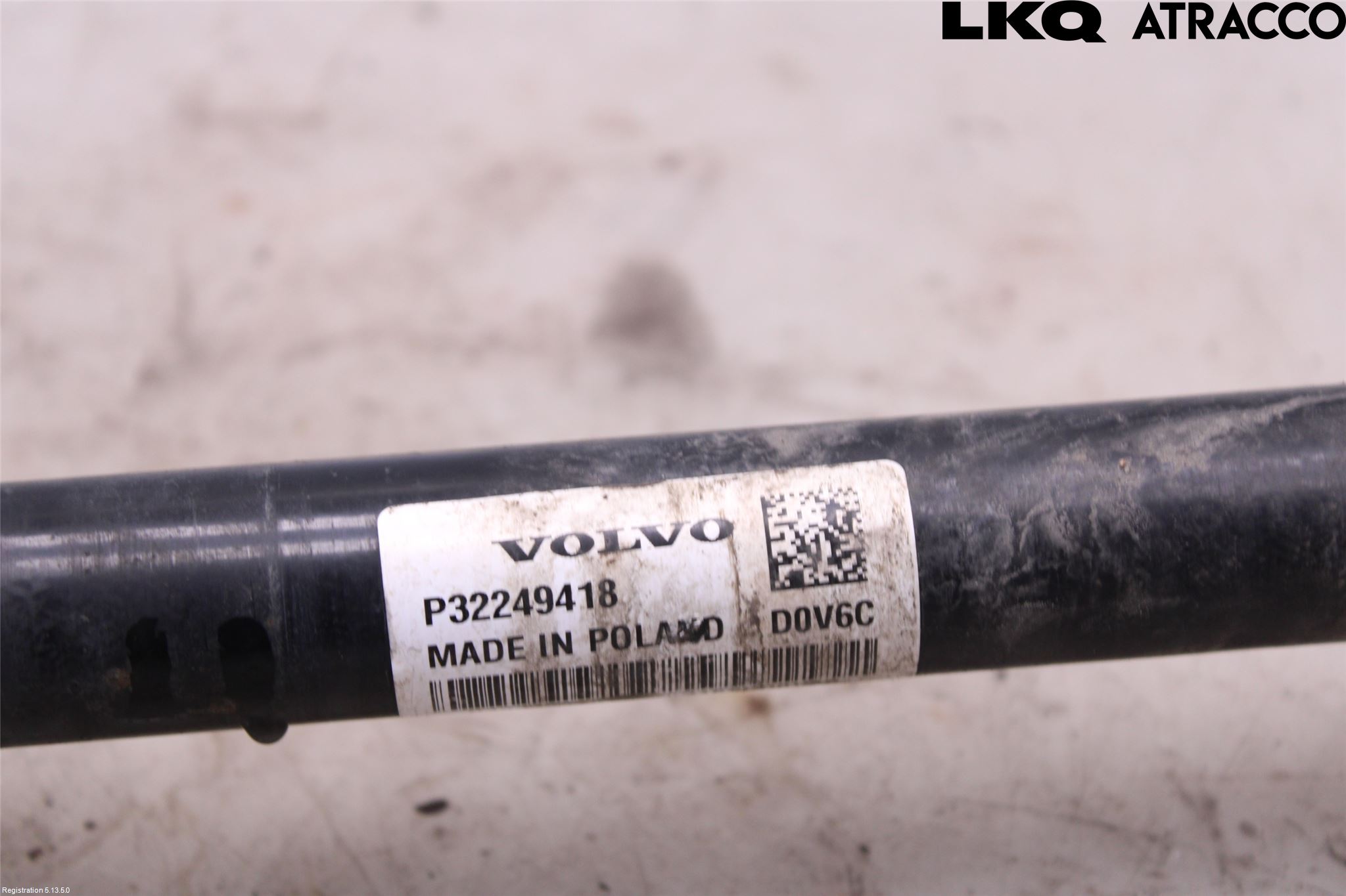 Volvo V60 19- Drivaksel Bak Kompl Venstre
