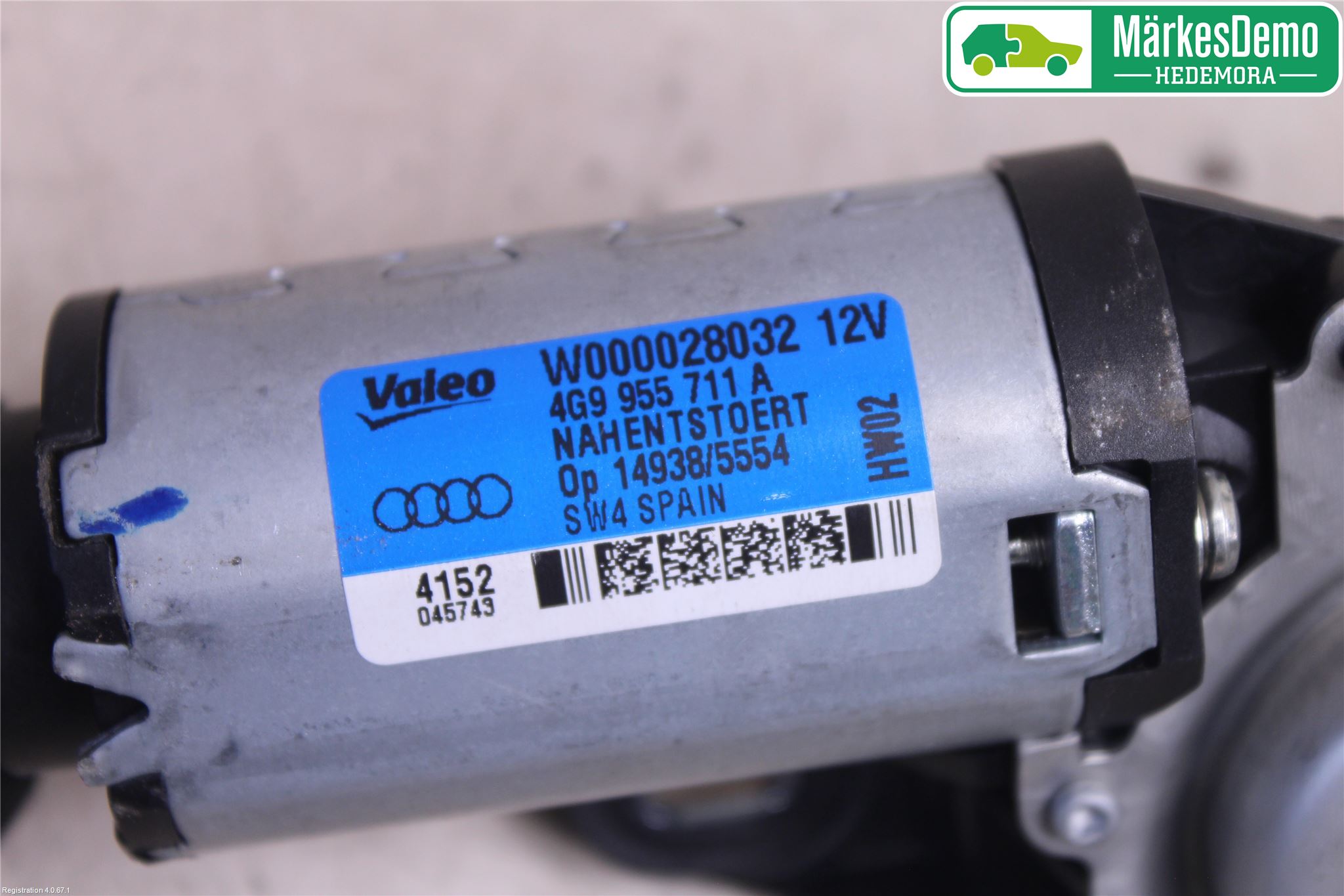 Audi A1/S1 11-18 Viskermotor Bakluke