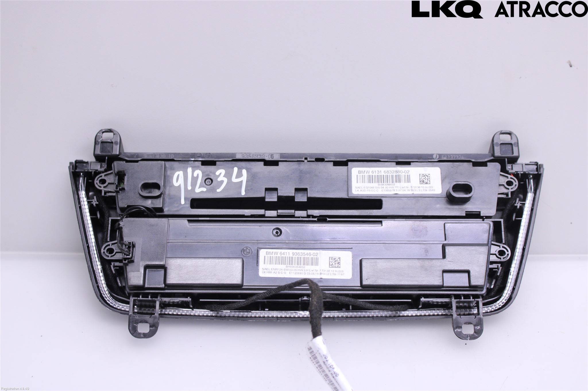 BMW 3 F30/F31/F80 12-19 Varme Ac Betjening-Display