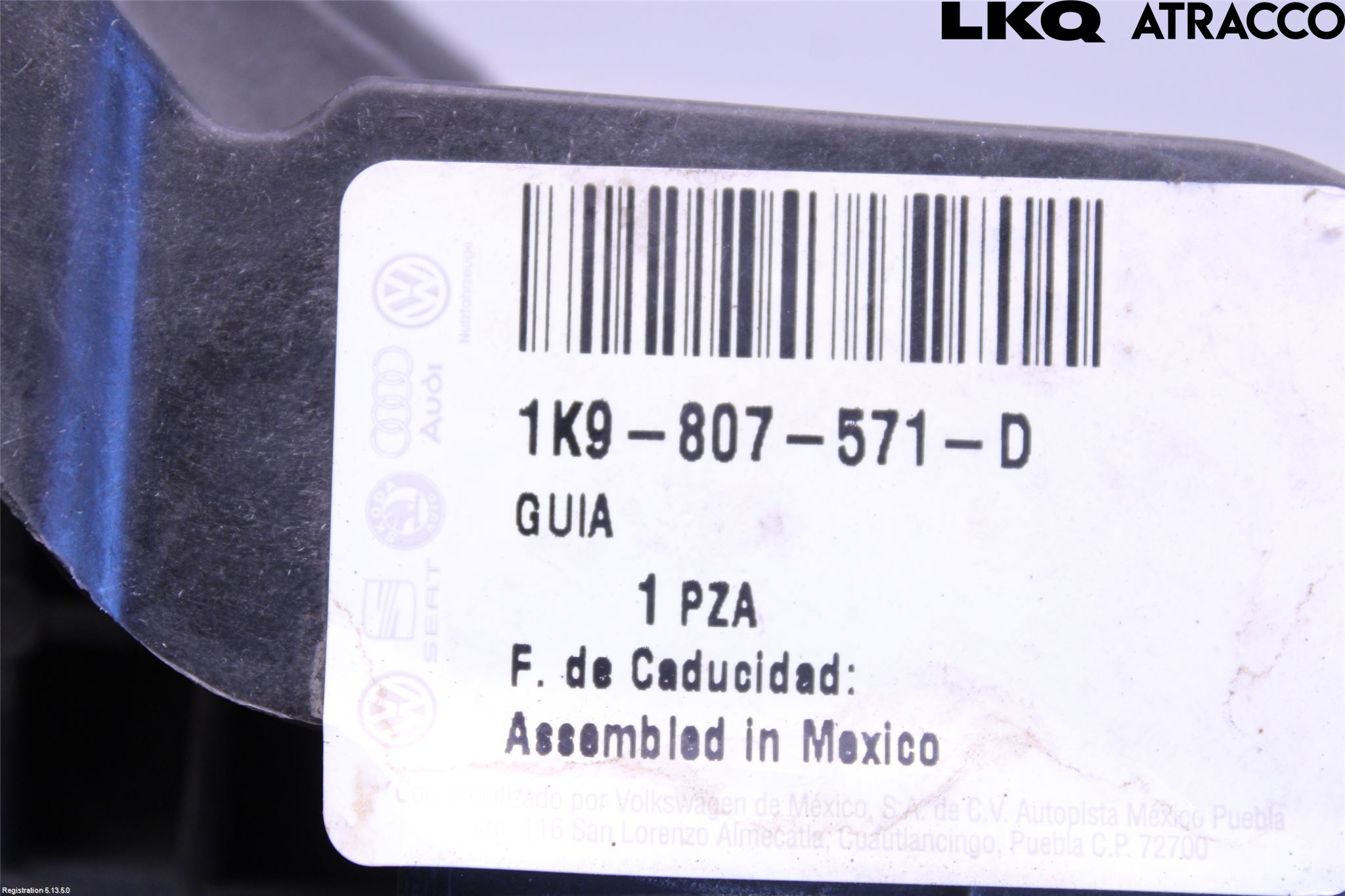 Volkswagen VW GOLF VI 09-13 Frontlykt Ramme V Lyktering