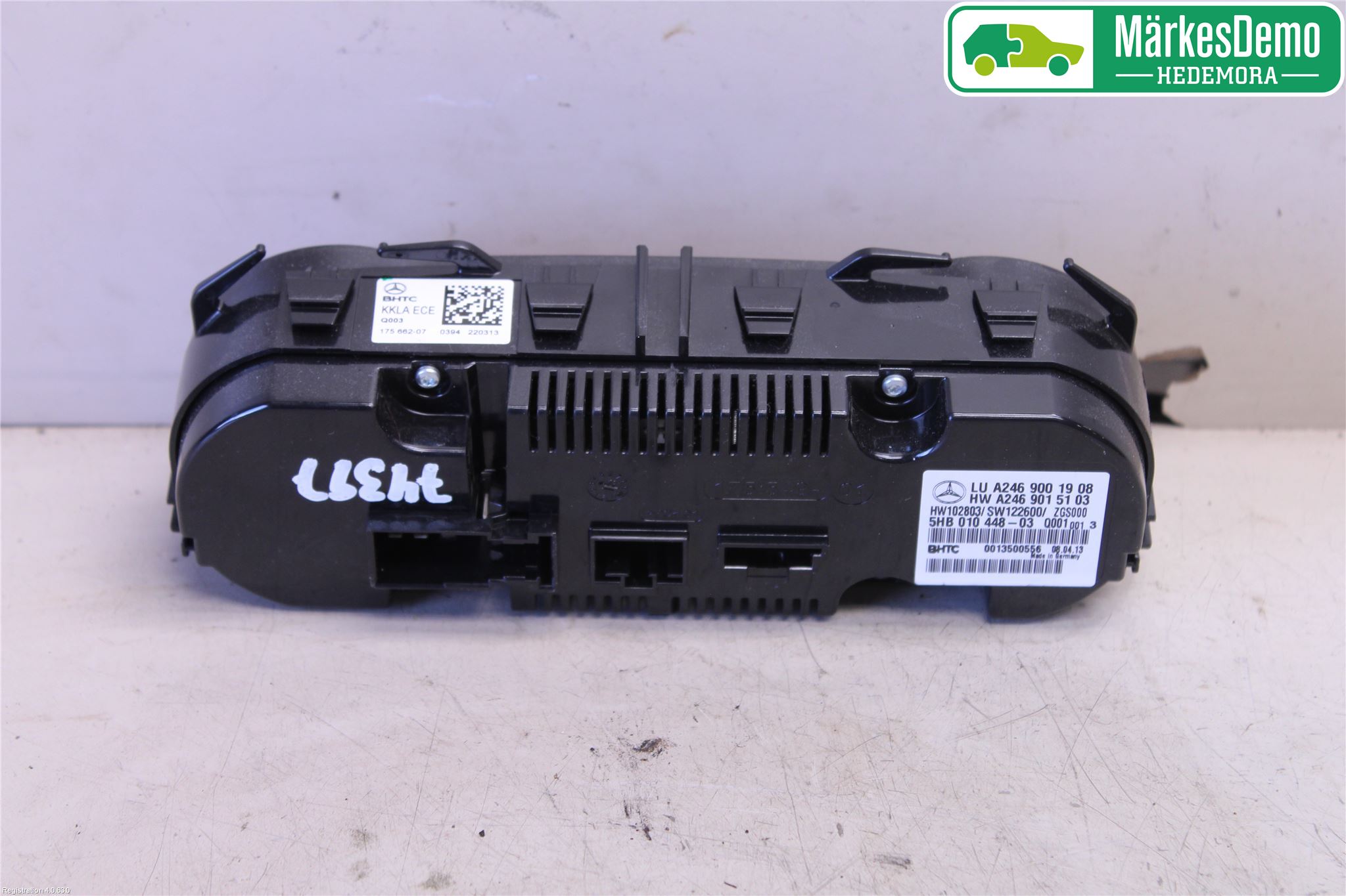 Mercedes-Benz MB B-KLASS (W246/W242) 12-19 Varme Ac Betjening-Display